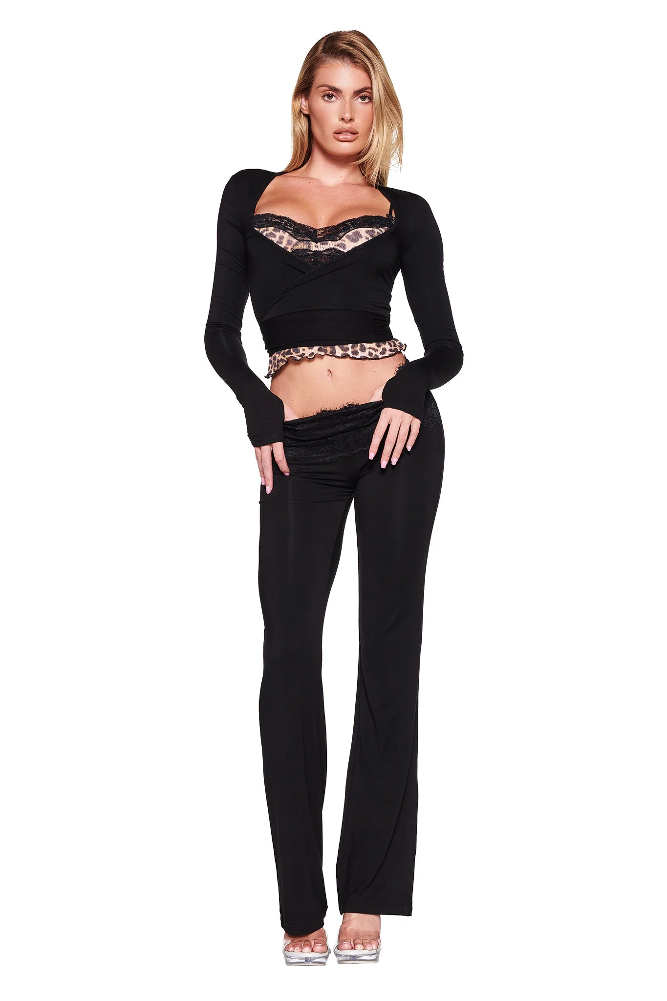 MANDY TOP - BLACK - Image 2