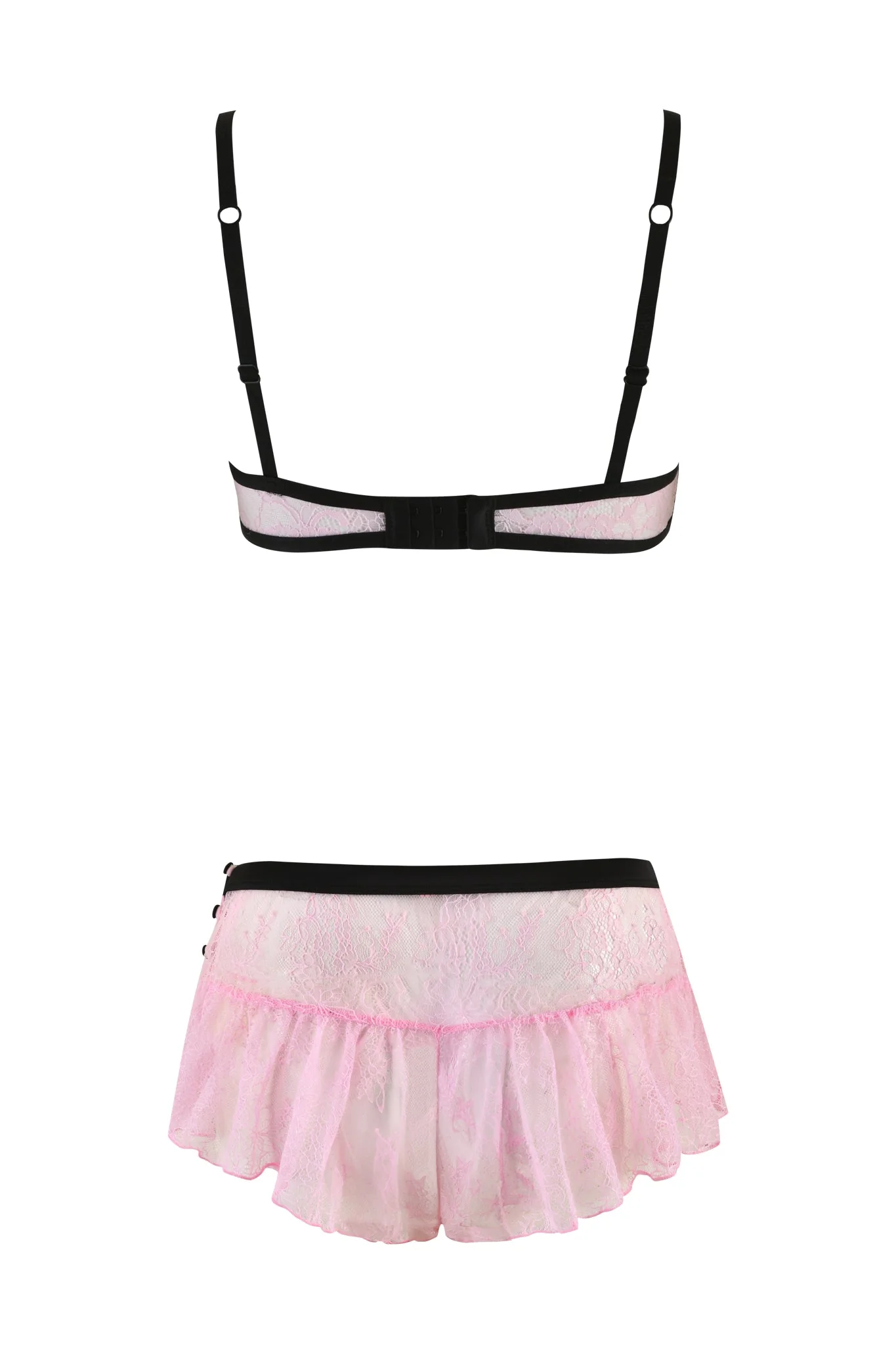 MARILYN 2 PIECE SET - PINK : LACE - Image 5