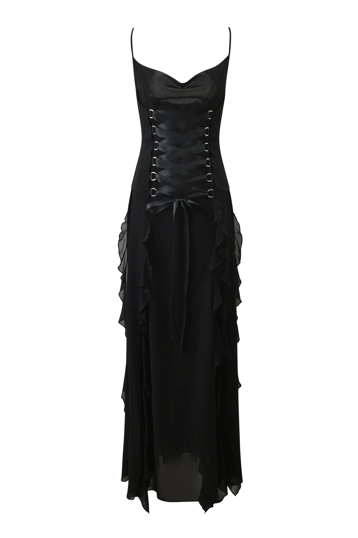 MARLETTE 2.0 MAXI DRESS - BLACK - Image 7