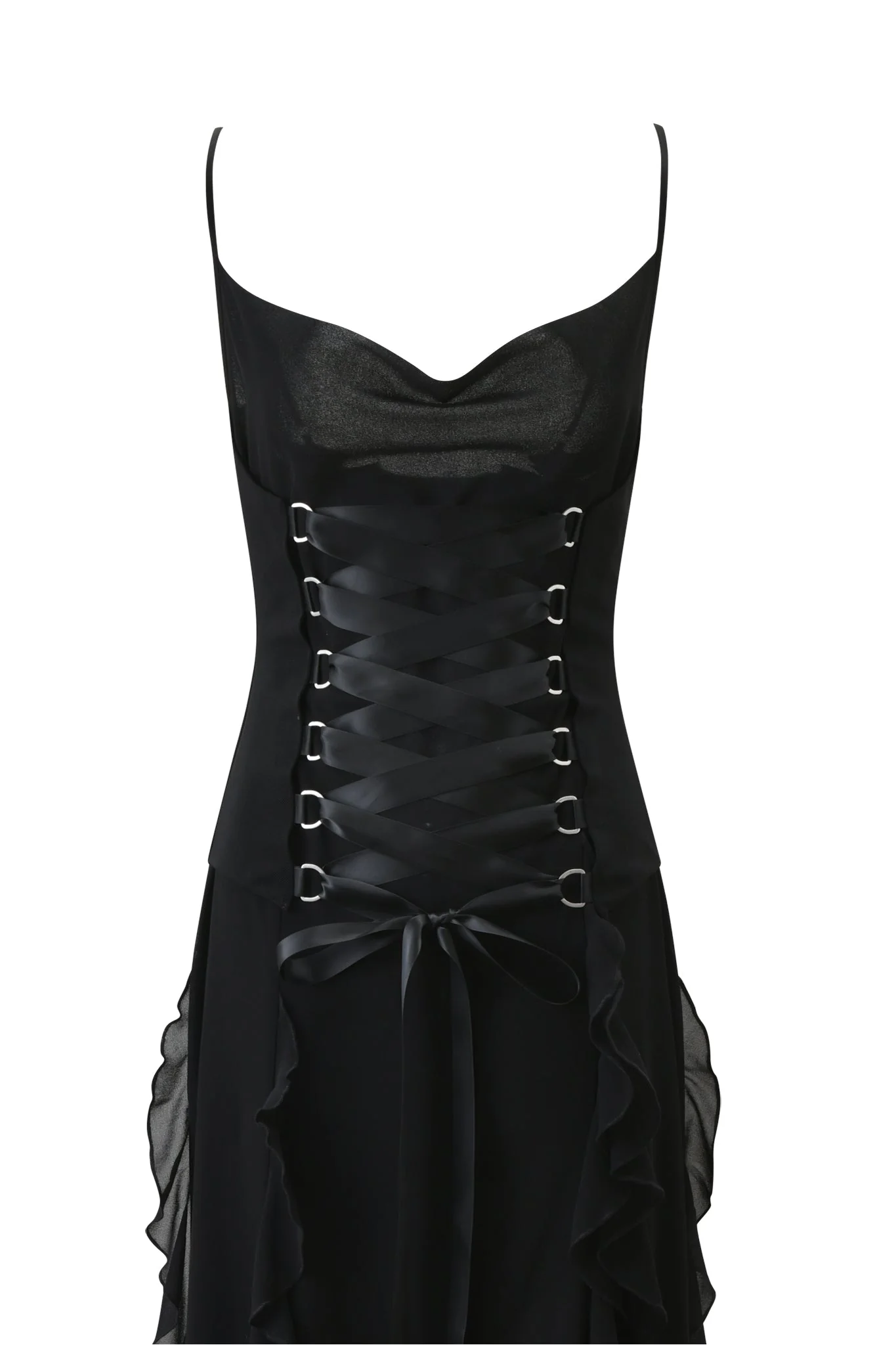 MARLETTE 2.0 MAXI DRESS - BLACK - Image 9