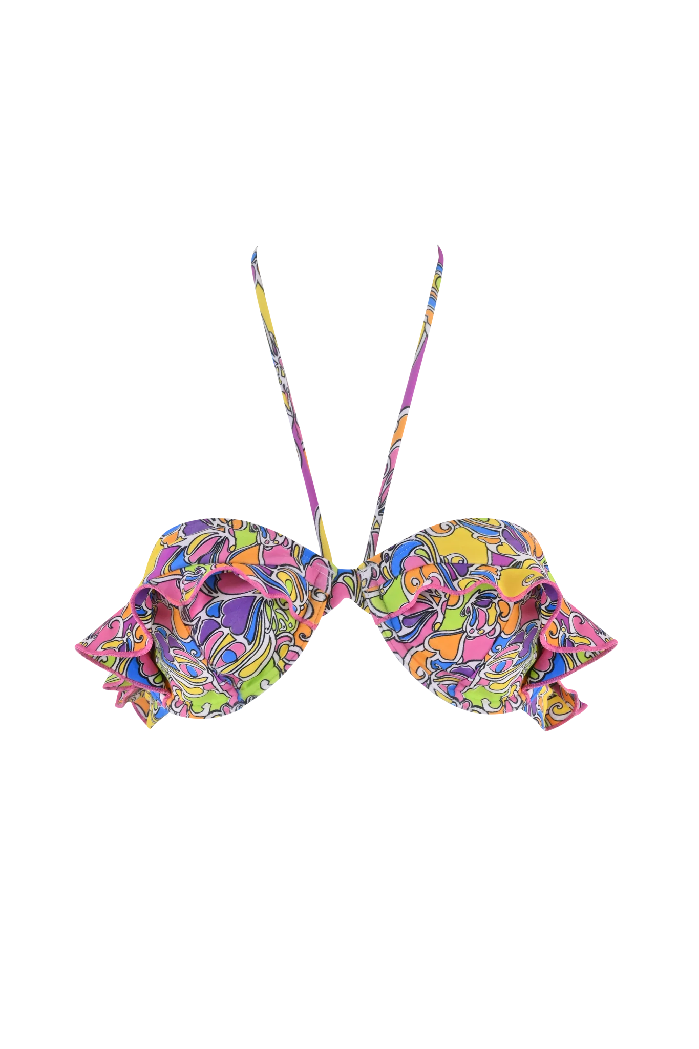 MARNIE BIKINI TOP - TROPICAL BUTTERFLY BLOOM - Image 5