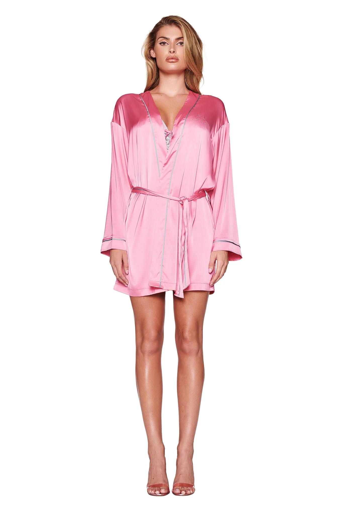 MARTINA SLEEP ROBE - PINK - Image 2
