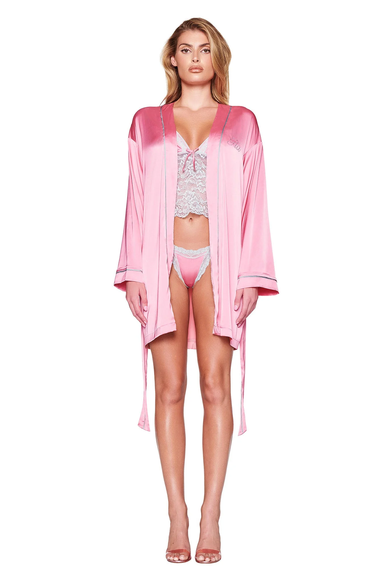 MARTINA SLEEP ROBE - PINK - Image 3