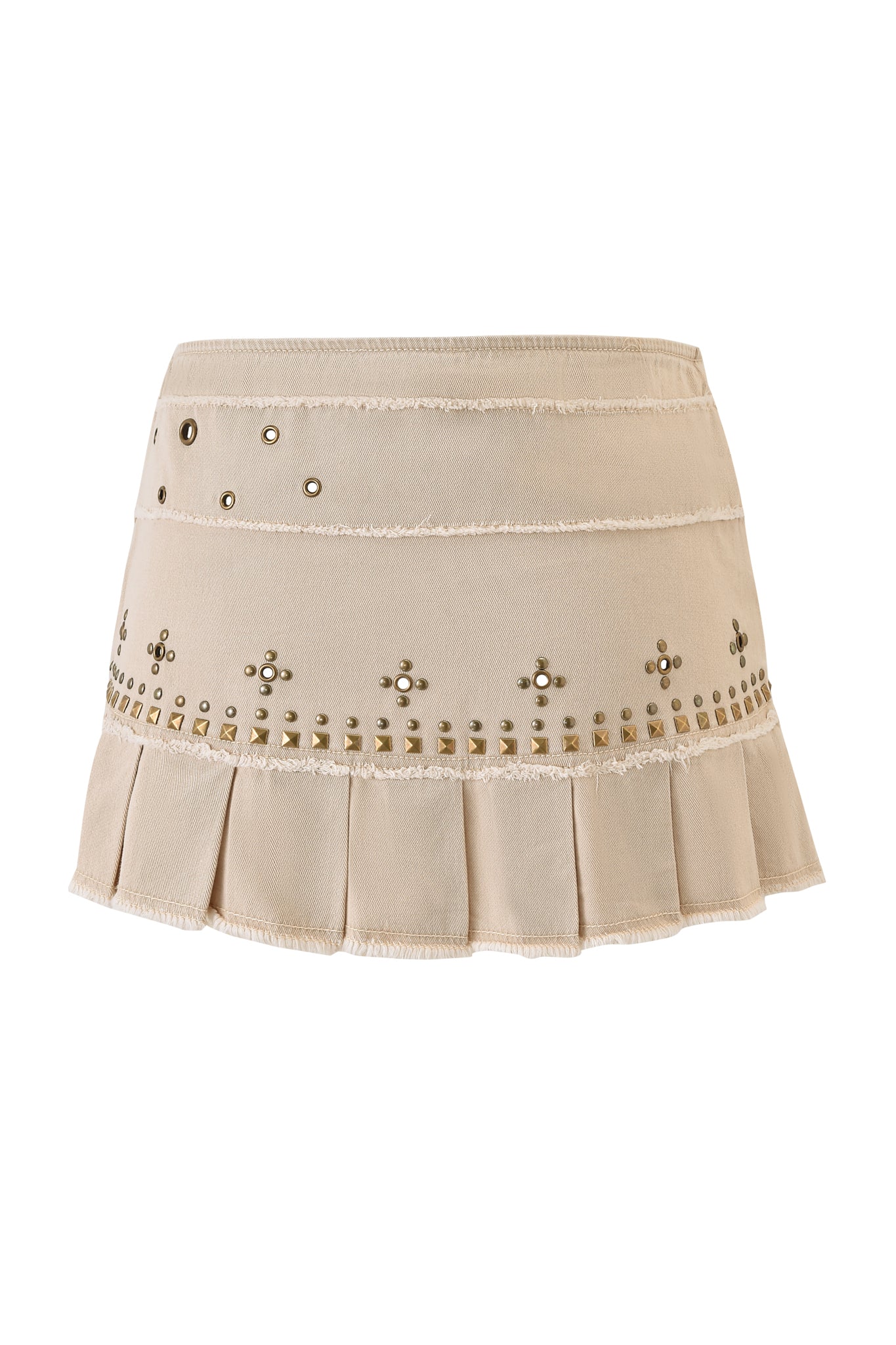 MASON MINI SKIRT - TAN - Image 9