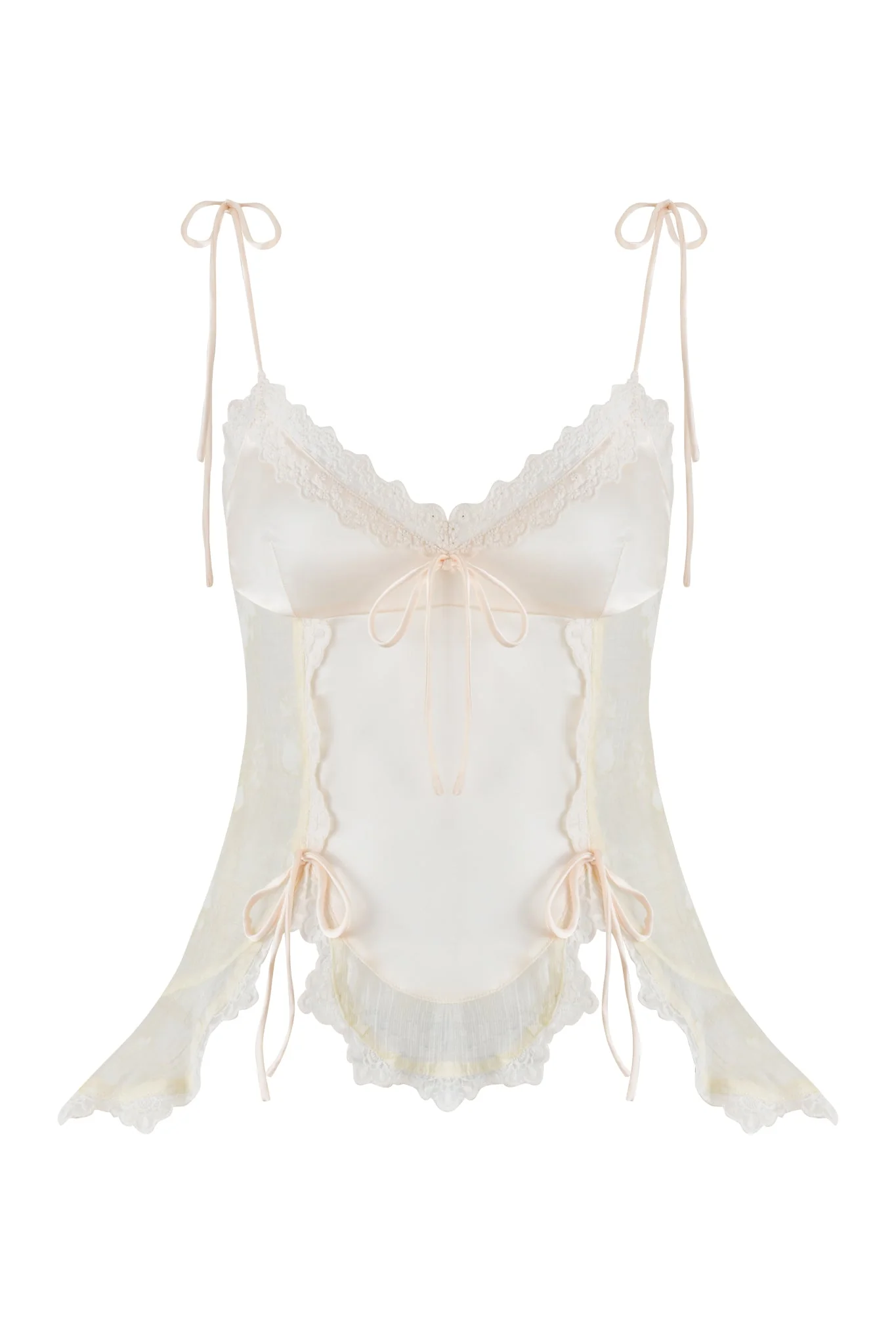MEADOW TOP - WHITE : FLORAL DELIGHT - Image 8