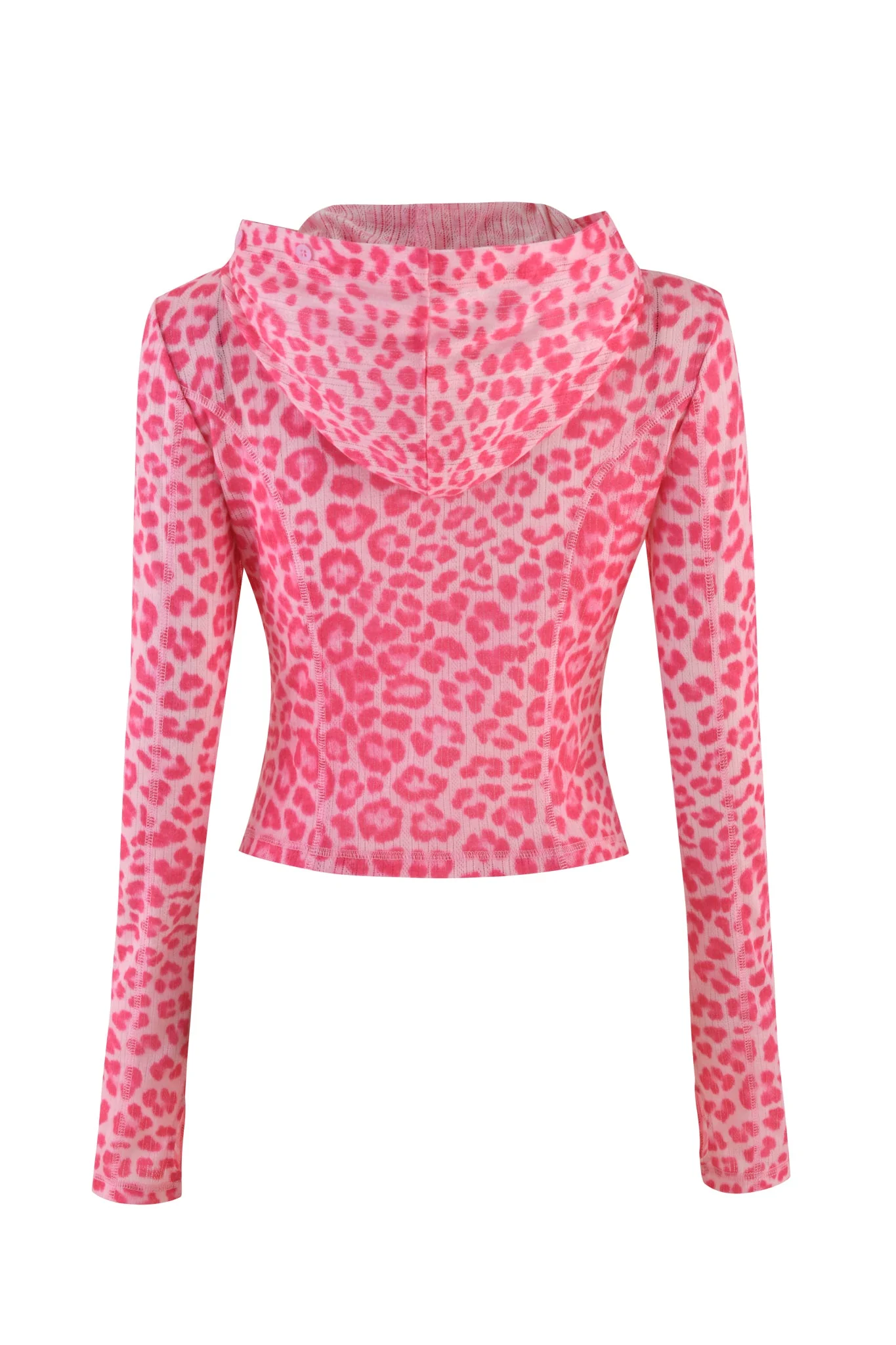 MIA HOODIE - PINK : PINK LEOPARD - Image 8