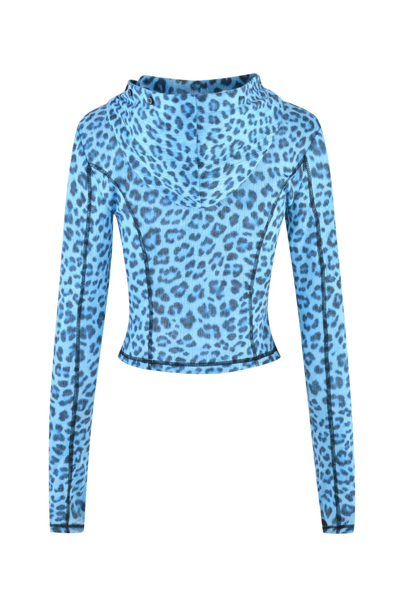 MIA HOODIE - TEAL LEOPARD - Image 8