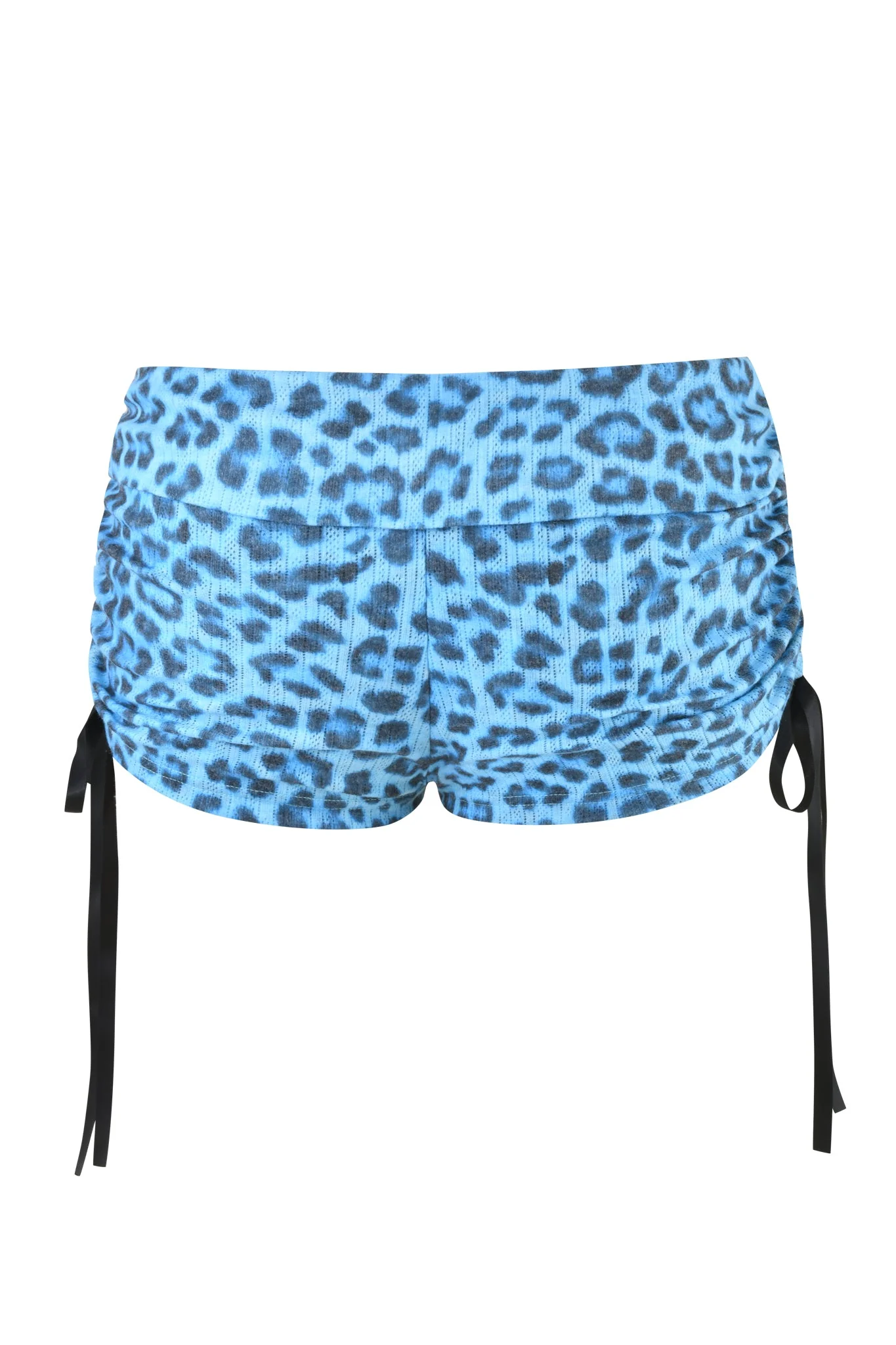 MIA SHORT - TEAL LEOPARD - Image 6