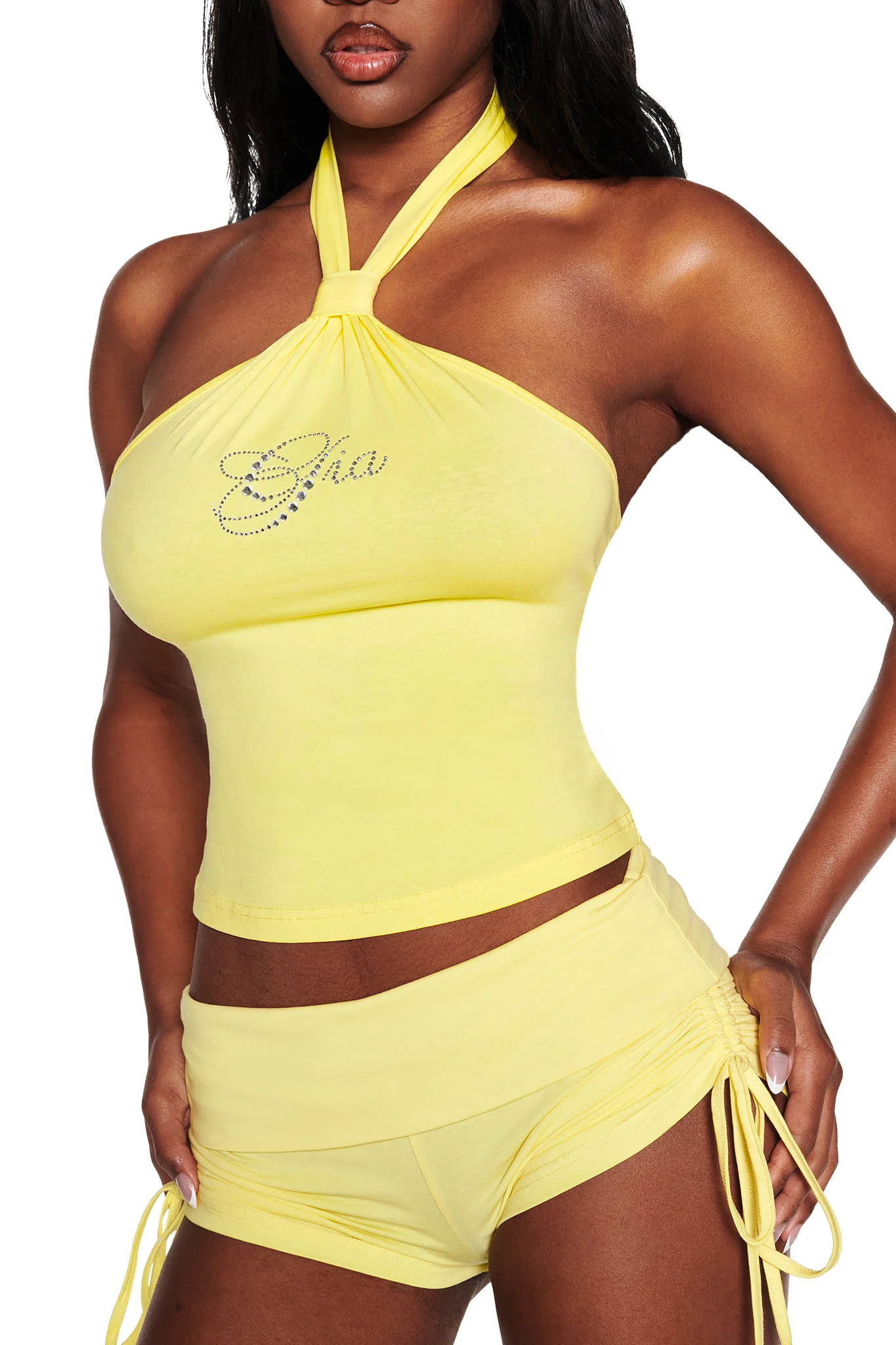 MIA SHORT - YELLOW - Image 4
