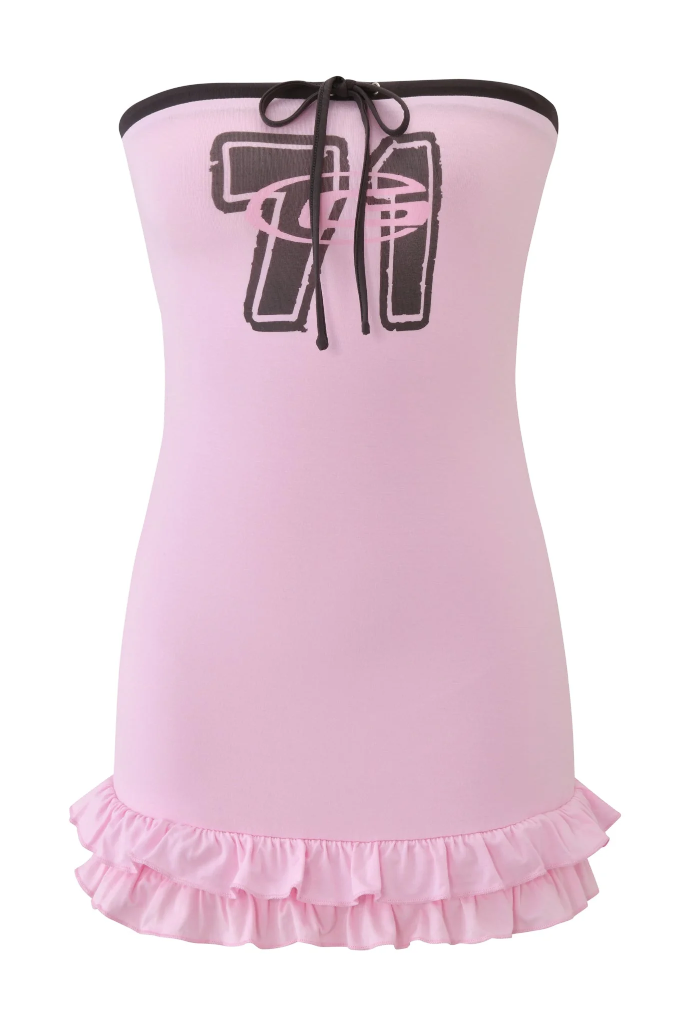 MICHELLE MINI DRESS - BABY PINK - Image 5