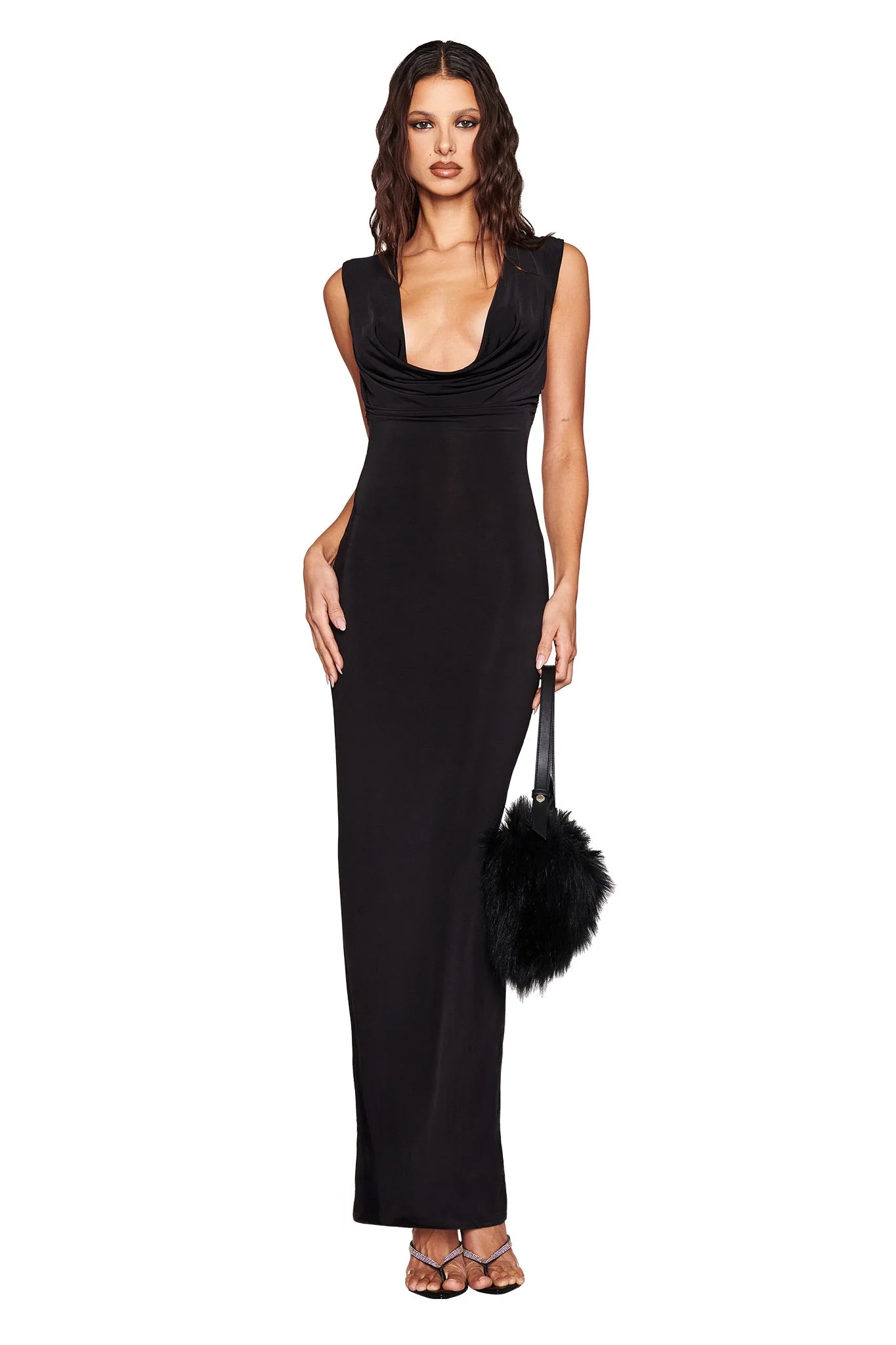 MILANI MAXI DRESS - BLACK - Image 2