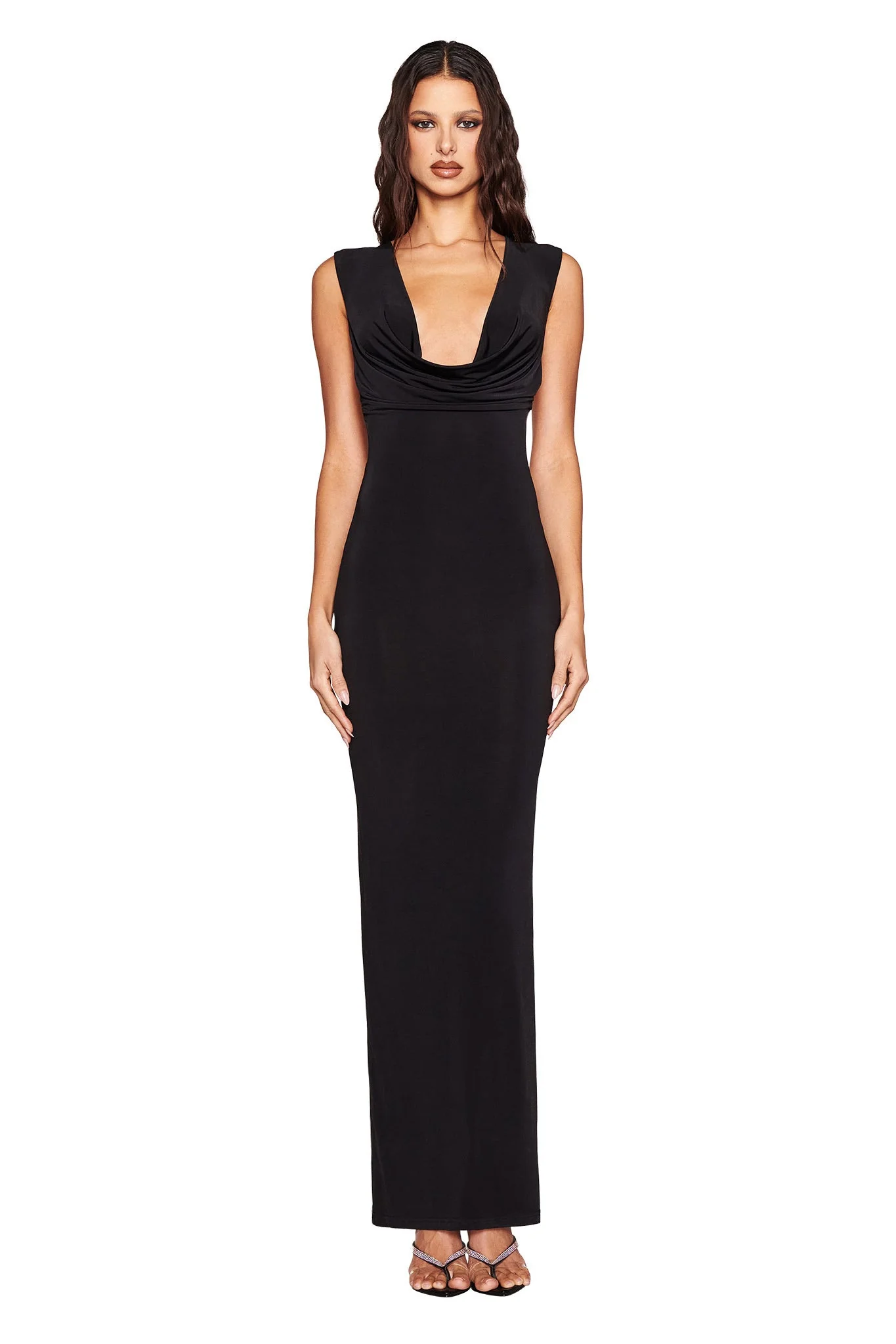MILANI MAXI DRESS - BLACK - Image 3