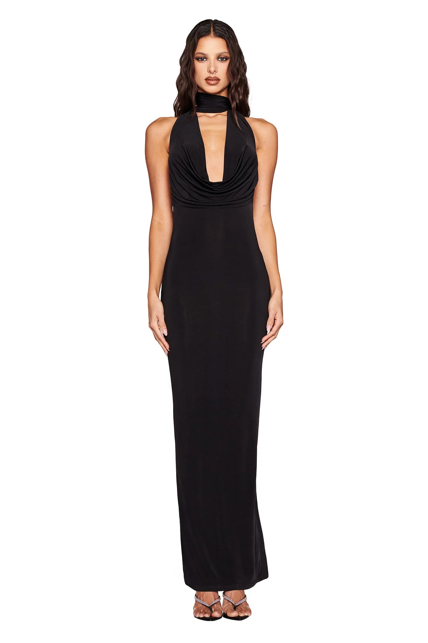 MILANI MAXI DRESS - BLACK - Image 7
