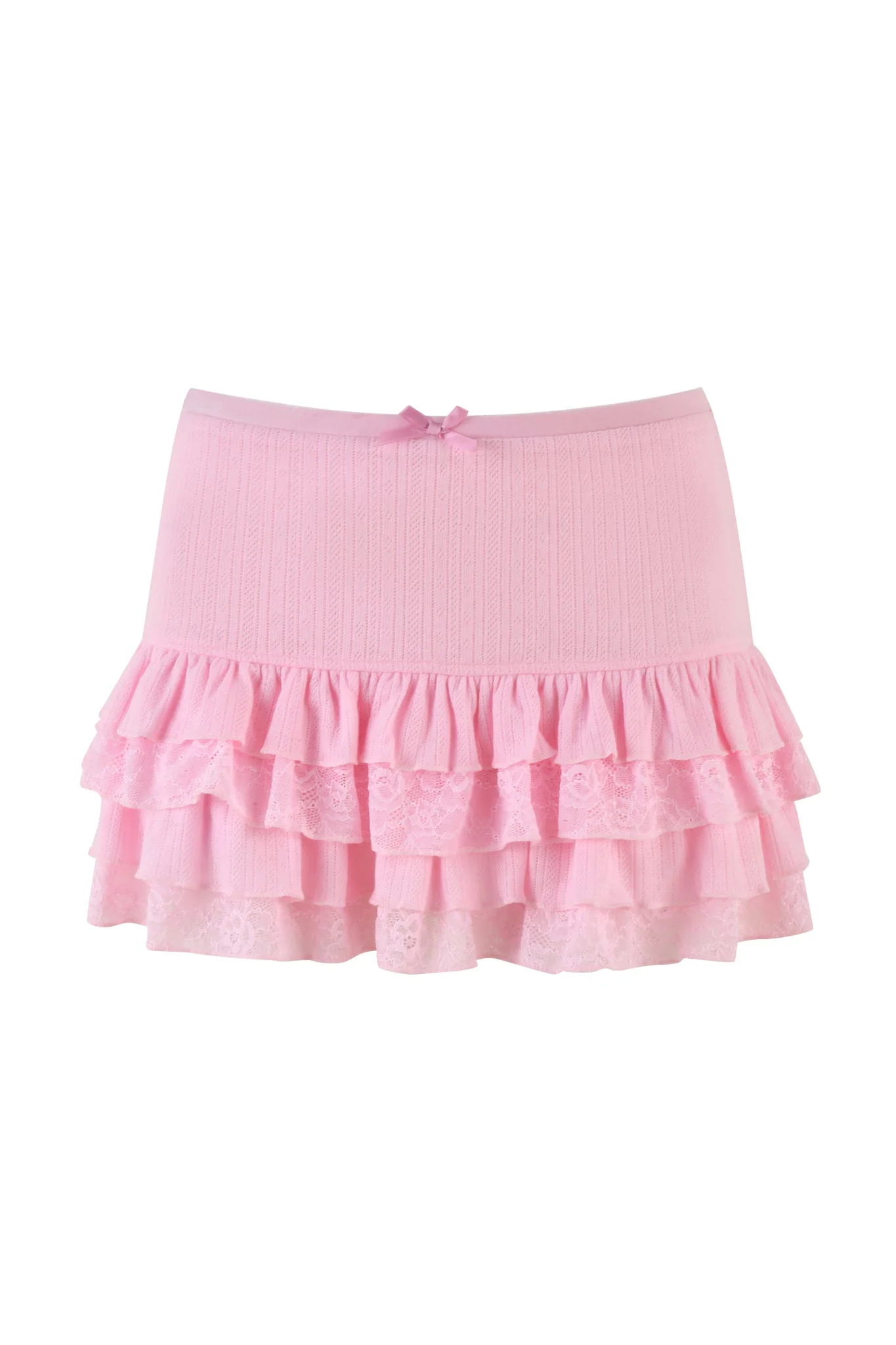 MIRABELLE SKIRT - PINK : LACE - Image 5