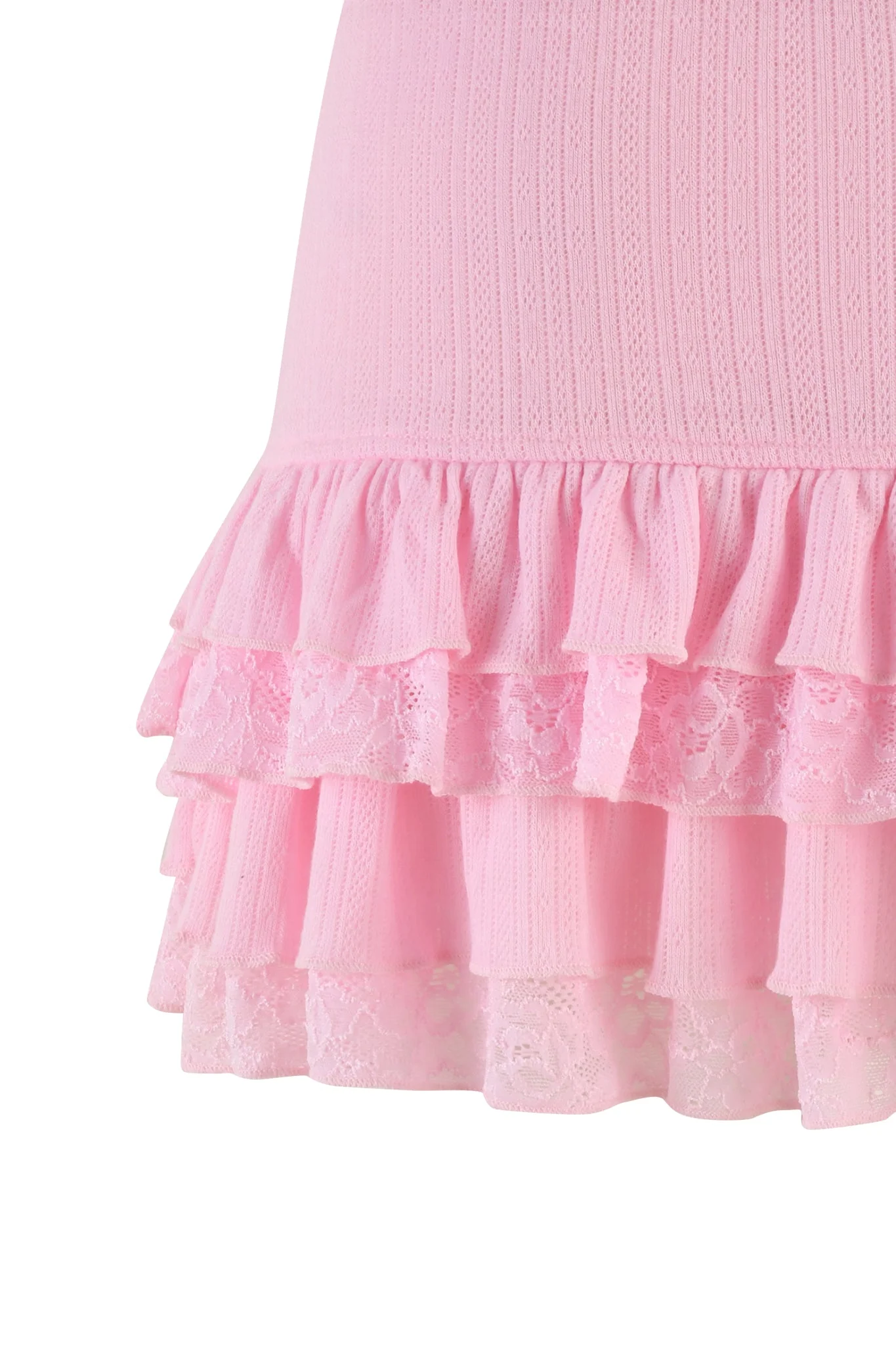 MIRABELLE SKIRT - PINK : LACE - Image 7