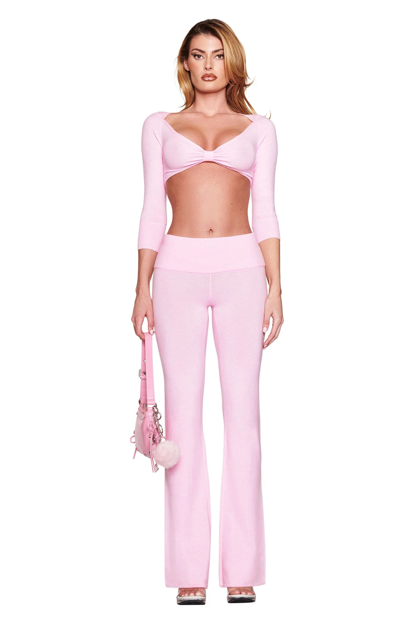 MORGANA CROP TOP - PINK - Image 5