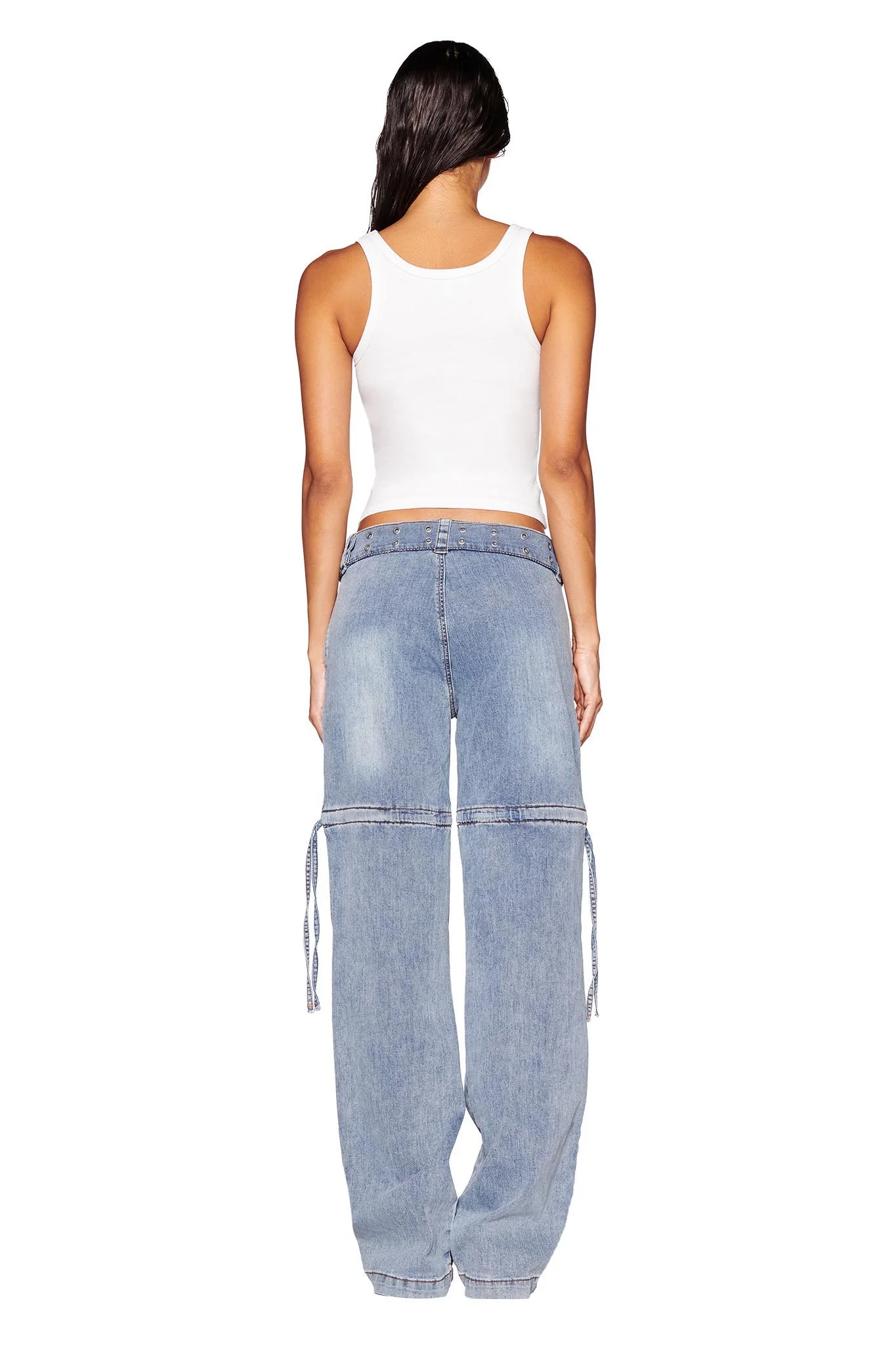 NAIMA CARGO PANT - DENIM - Image 3