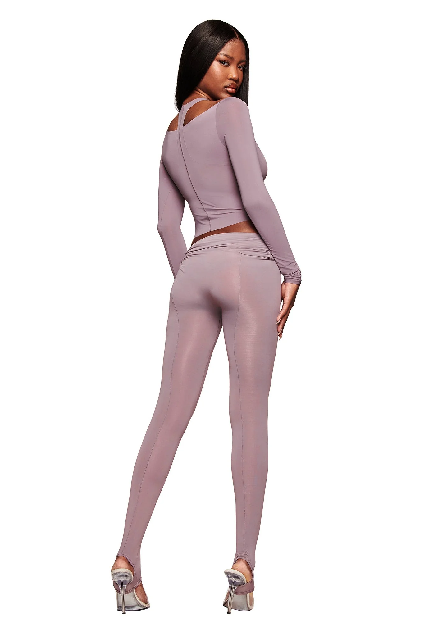 NERINA LEGGING - DUSTY LILAC - Image 2
