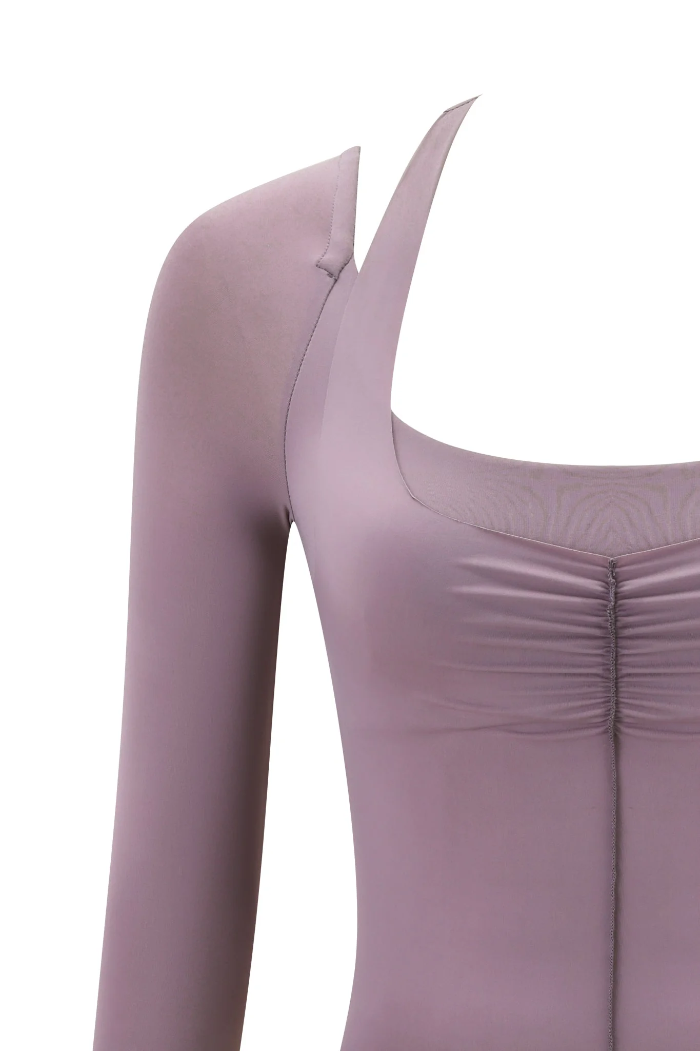 NERINA LONG SLEEVE TOP - DUSTY LILAC - Image 9