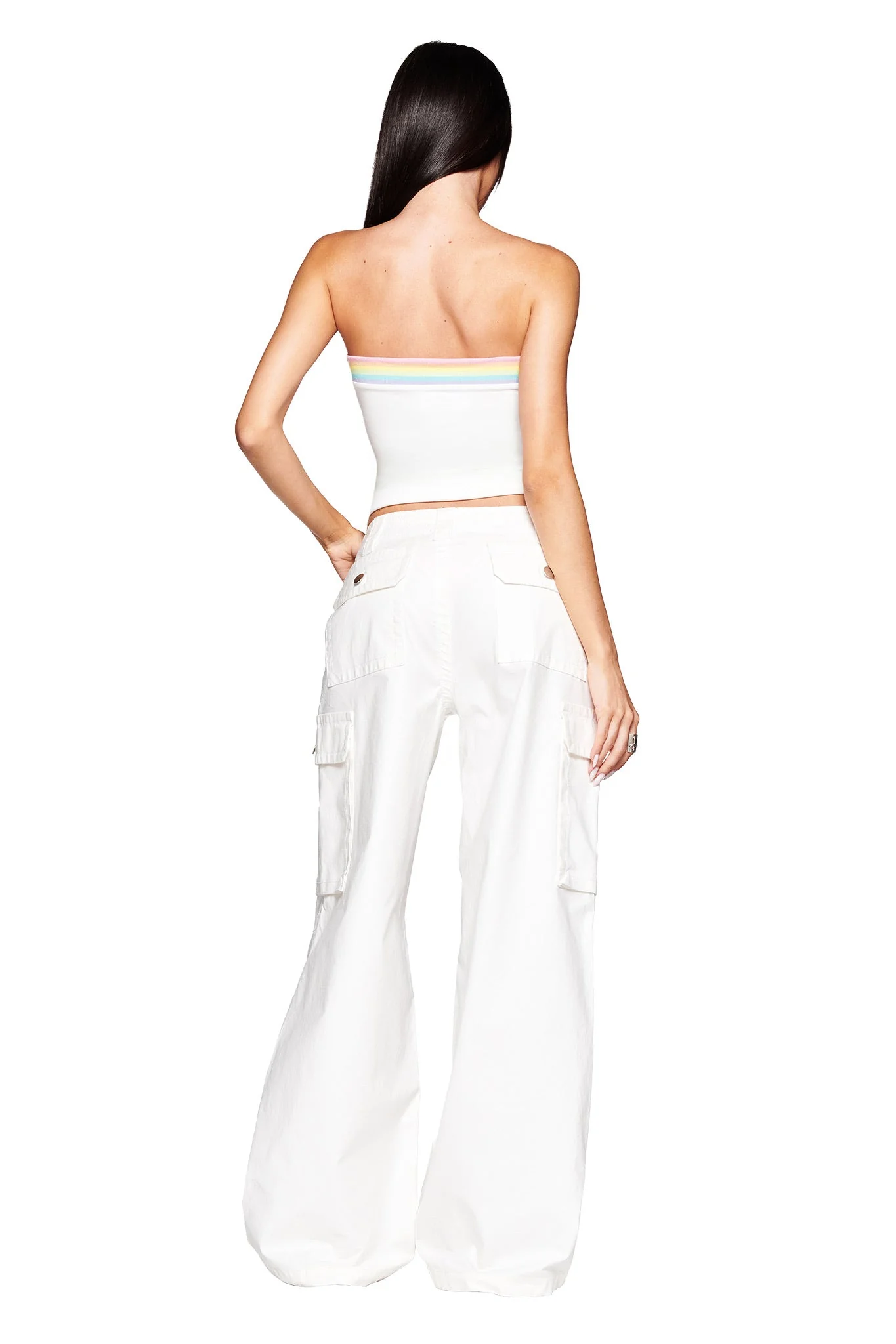 NIJI BOOB TUBE - WHITE - Image 5