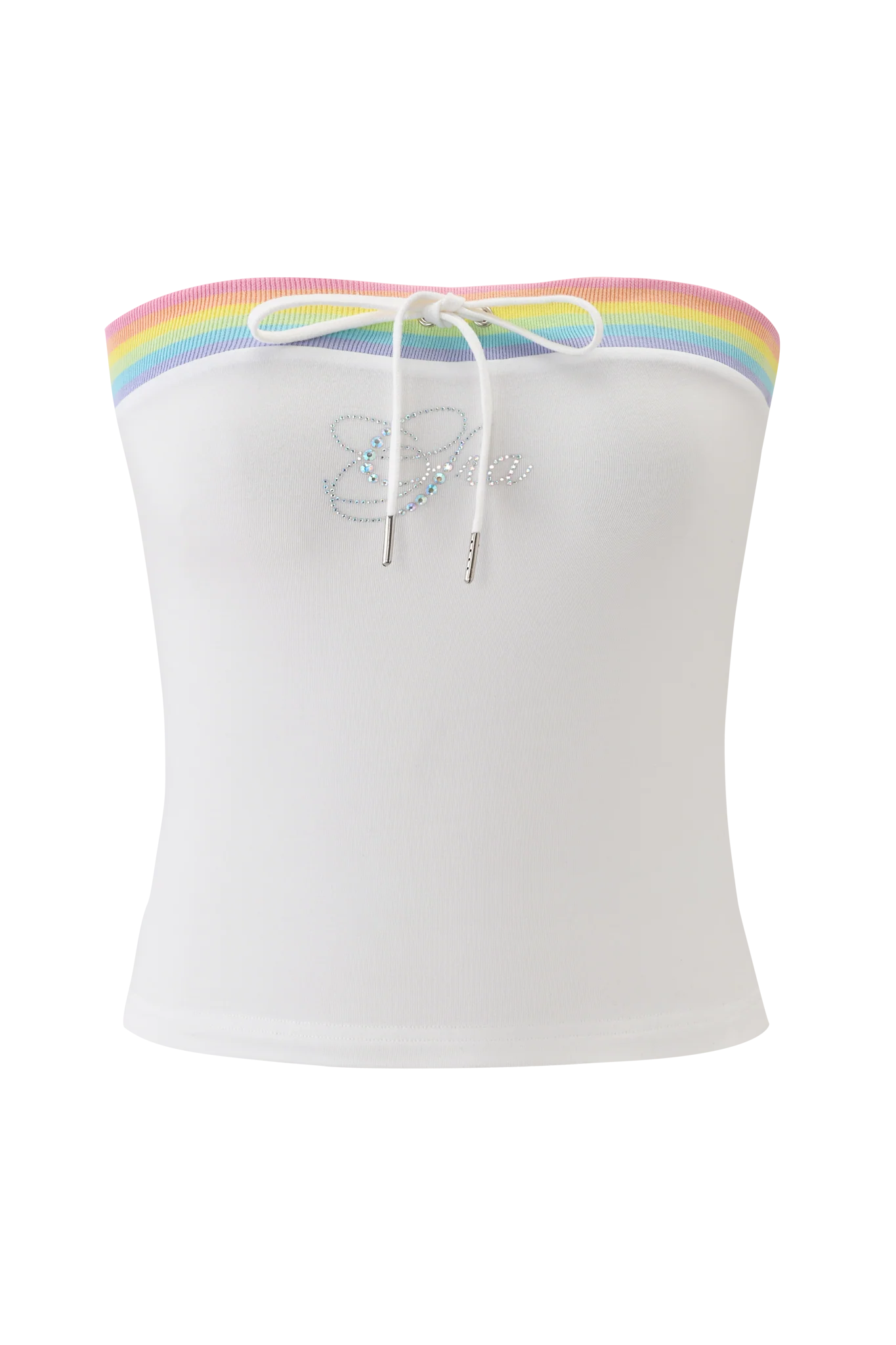 NIJI BOOB TUBE - WHITE - Image 6