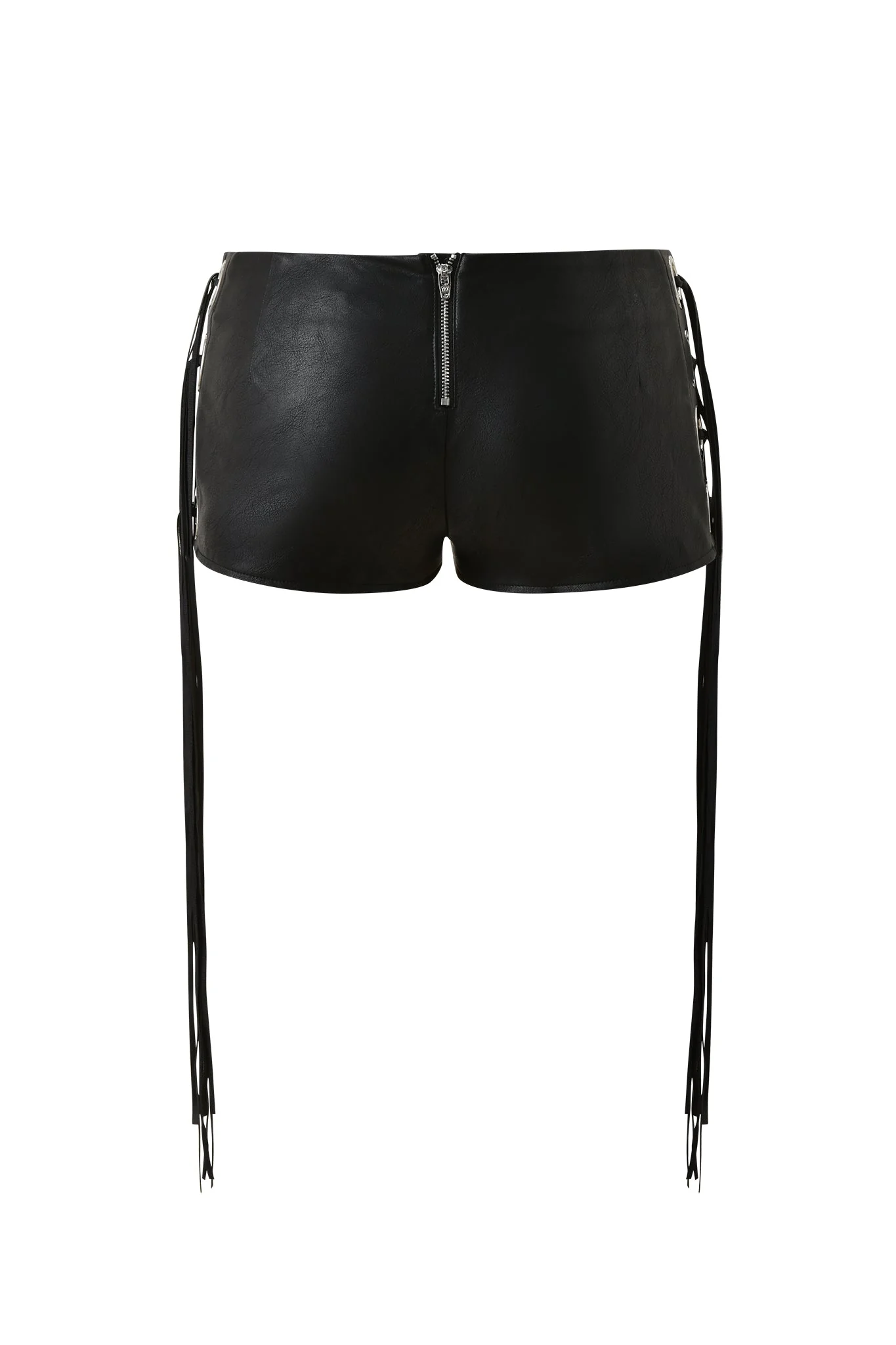 NURI FRINGE SHORT - BLACK - Image 9