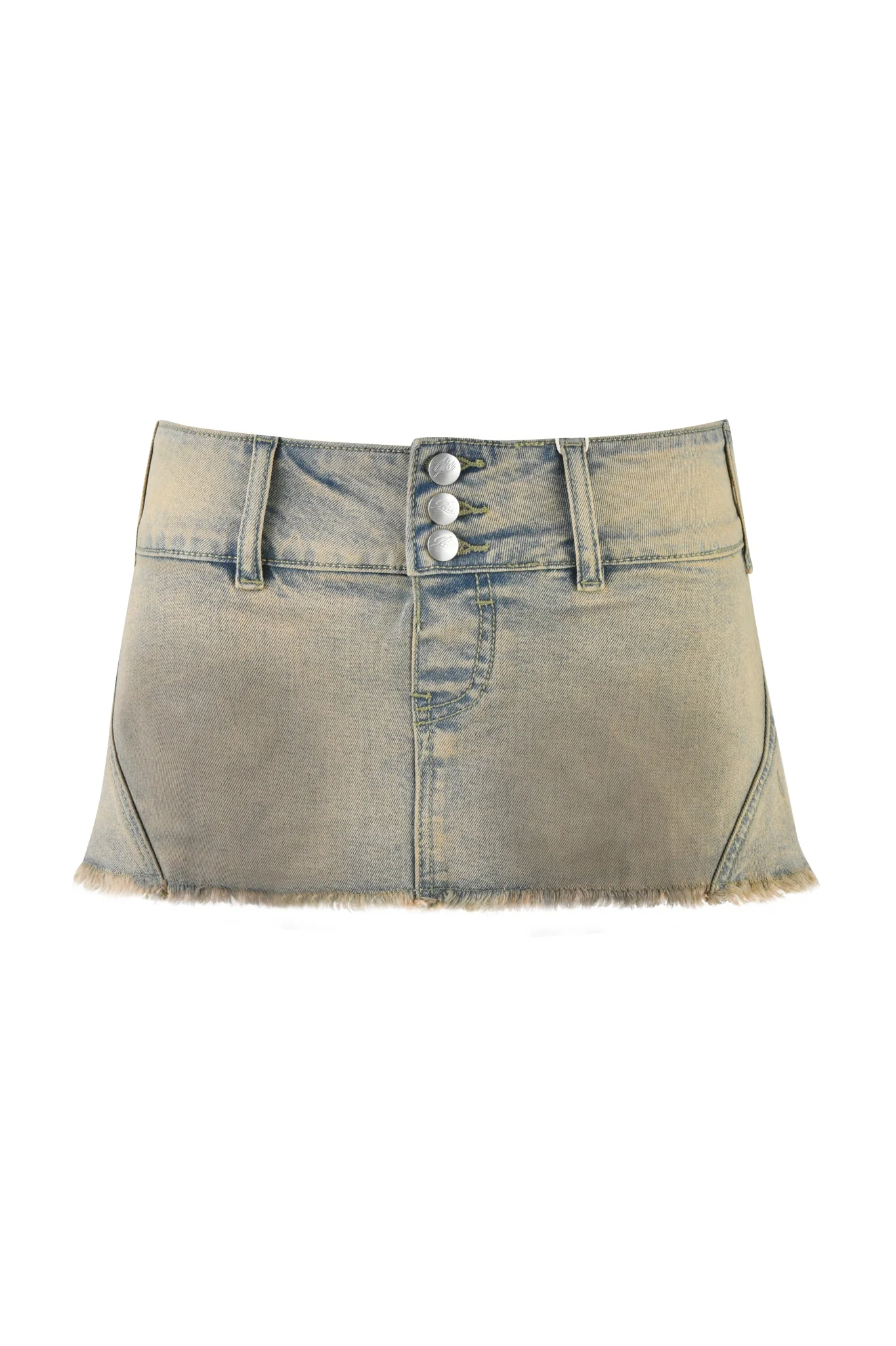 NYKKO SKORT - BEIGE : TAN WASH - Image 6