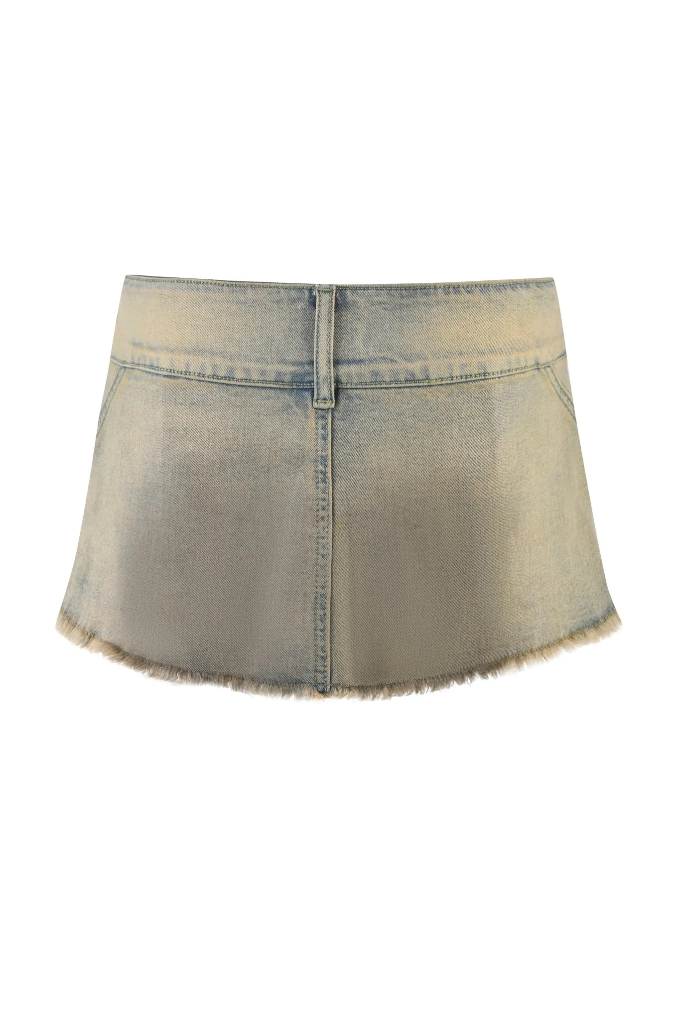 NYKKO SKORT - BEIGE : TAN WASH - Image 7
