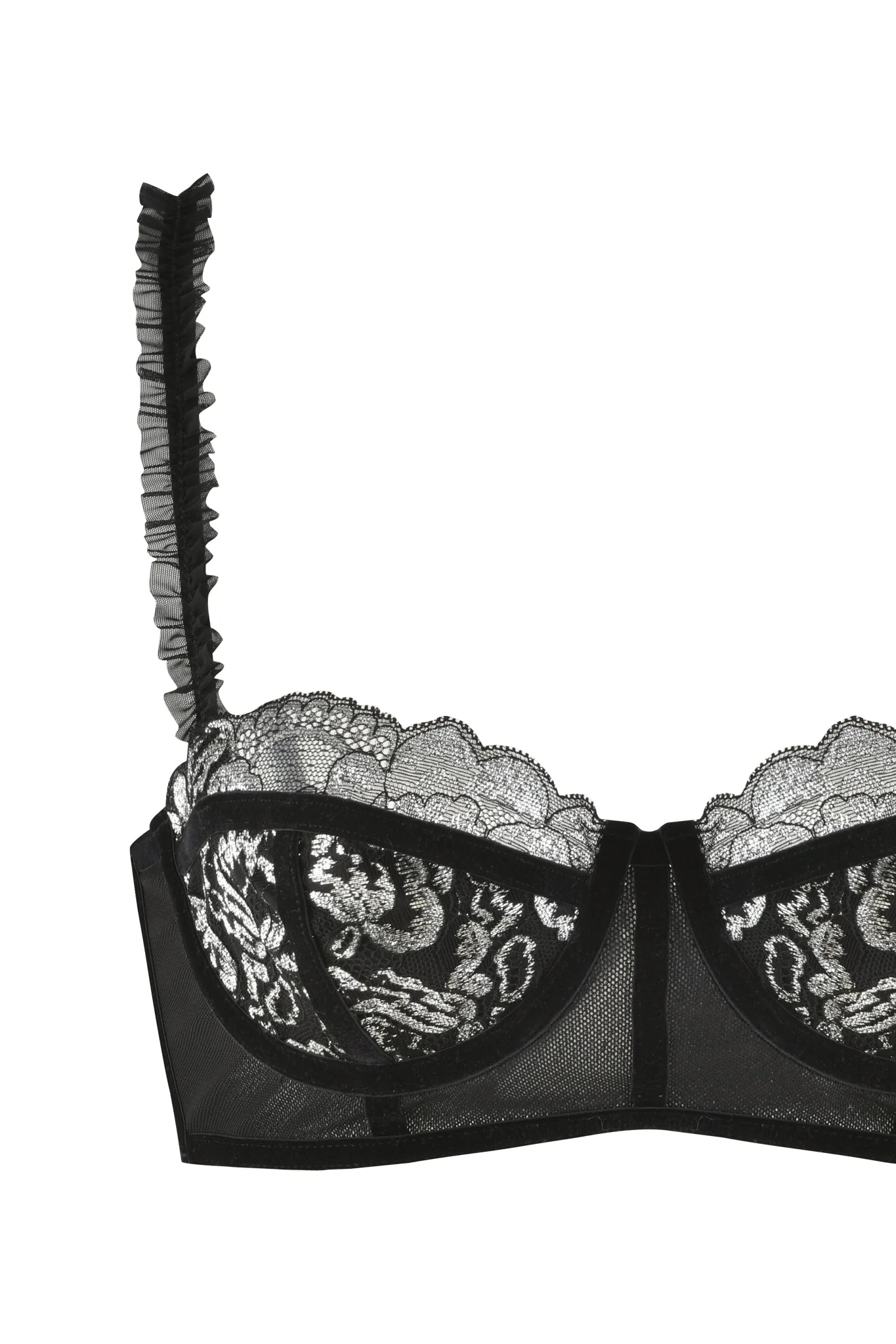NYSSA TWO-PIECE SET - BLACK : METALLIC - Image 11