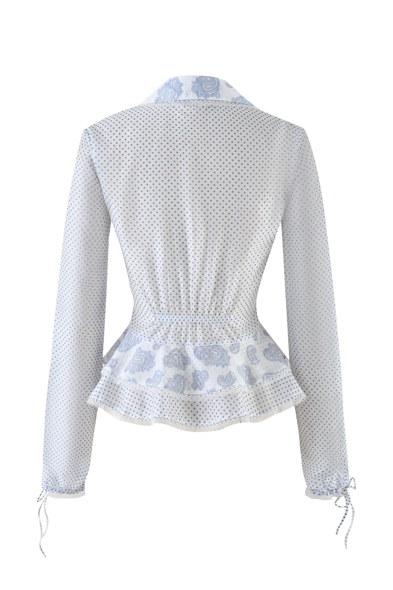 OPAL TOP - WHITE : MIXED PRINTS - Image 9