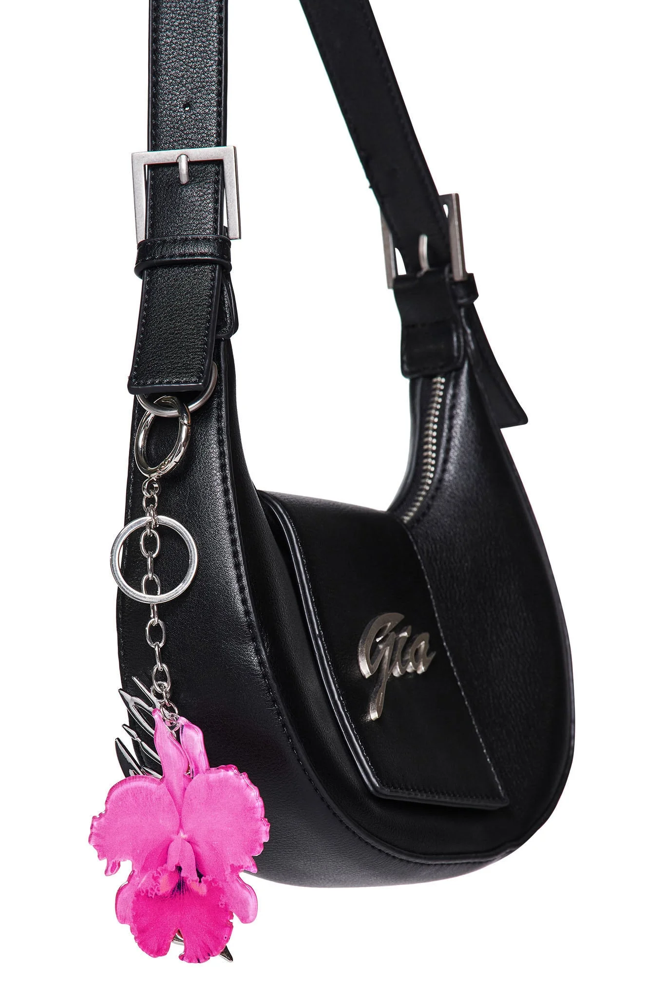 ORCHID KEYCHAIN - NEON PINK - Image 2