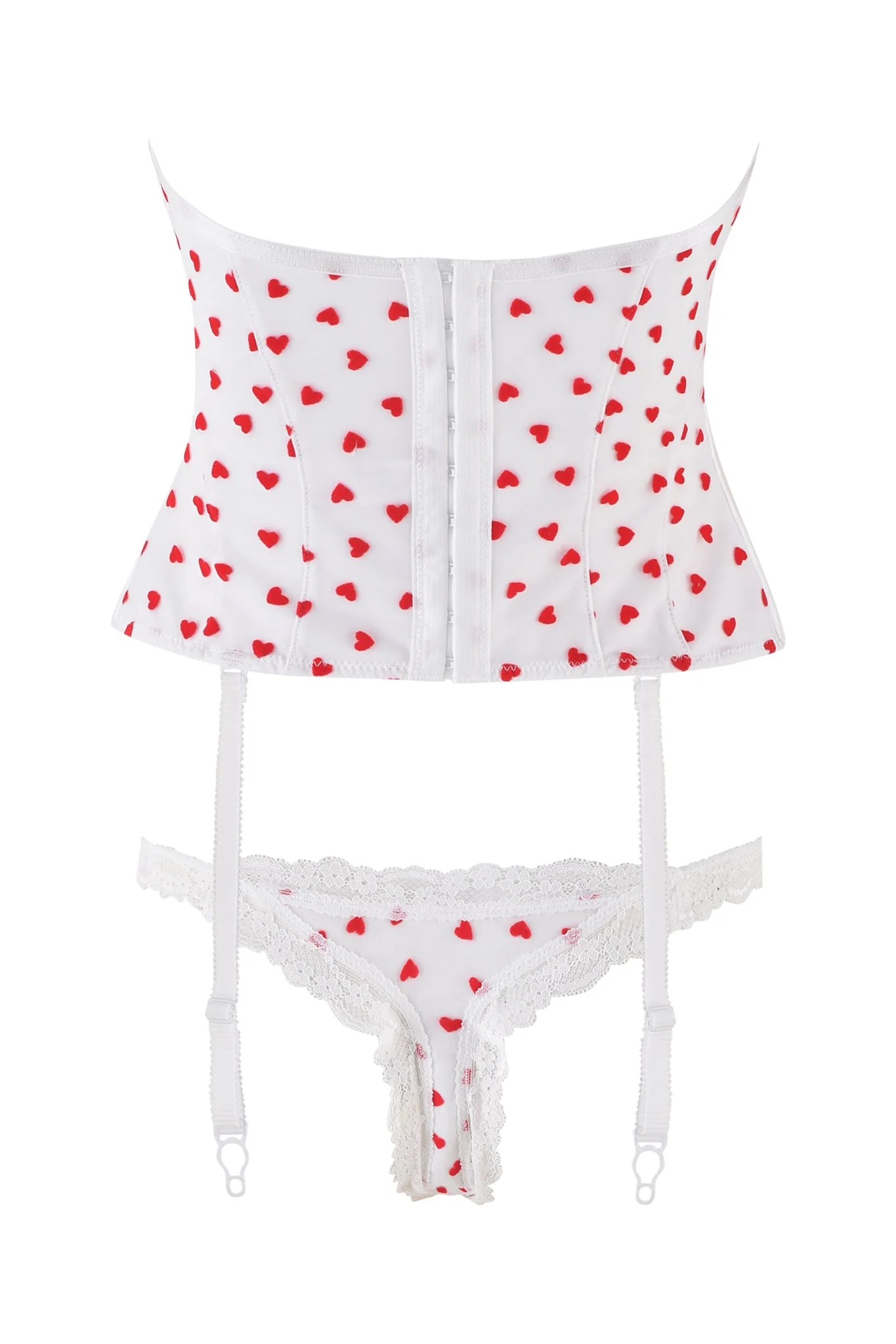PAMELA SET - WHITE : HEARTBEAT - Image 8