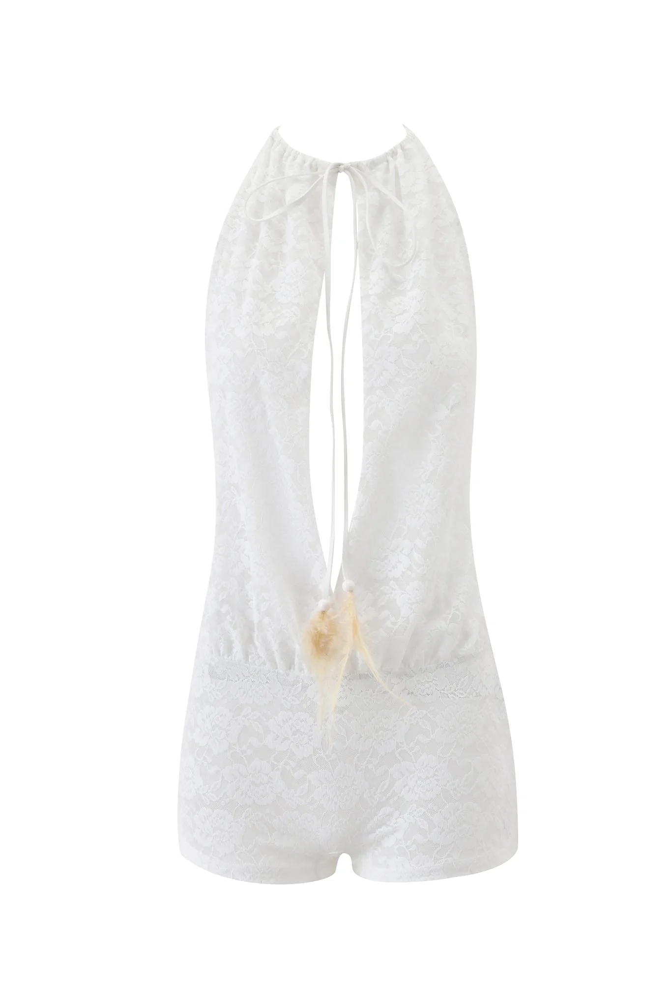 PHERN PLAYSUIT - WHITE - Image 7