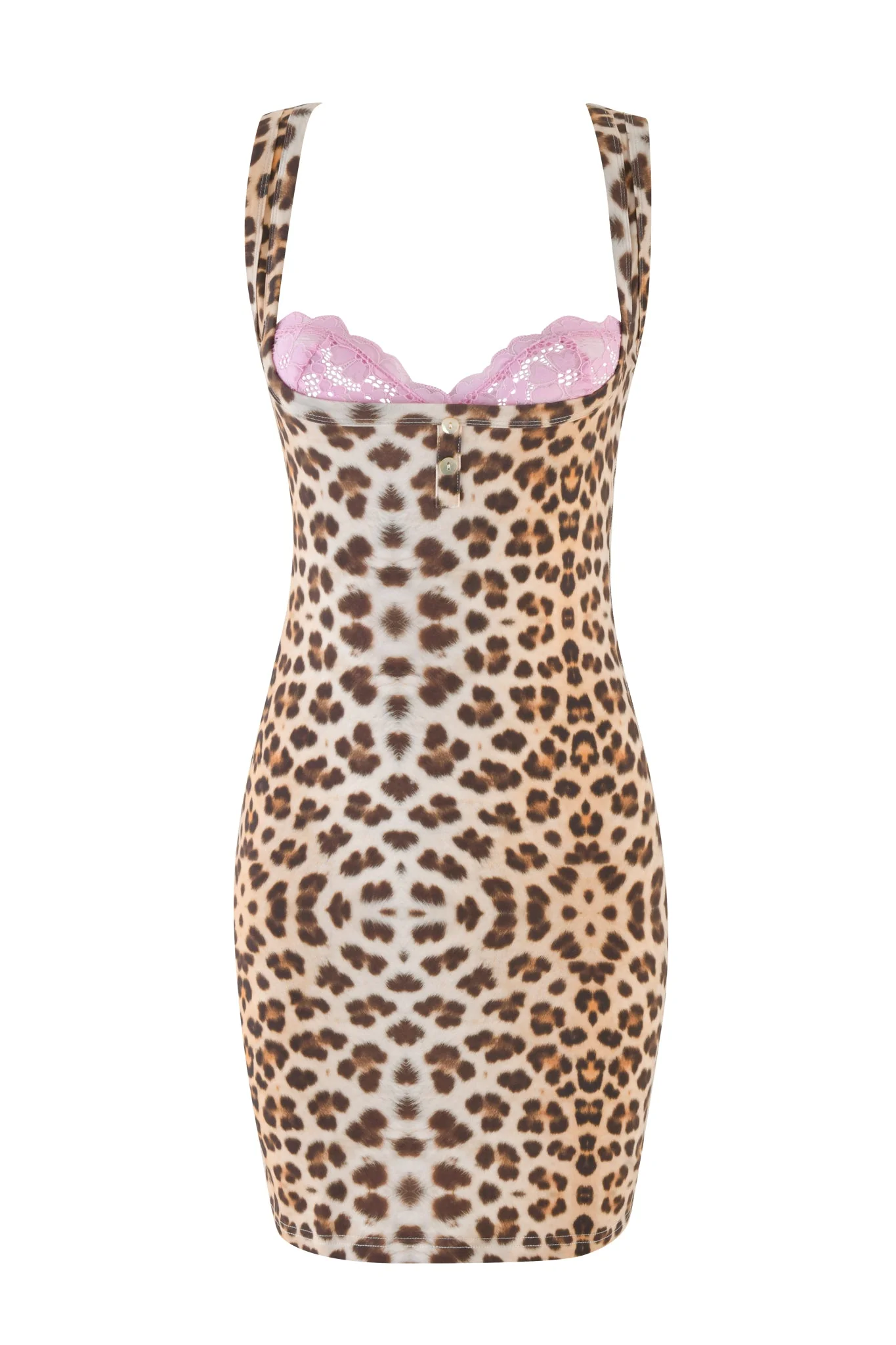 PIPPA MINI DRESS - NEUTRAL : LEOPARD : WILD CARD - Image 6
