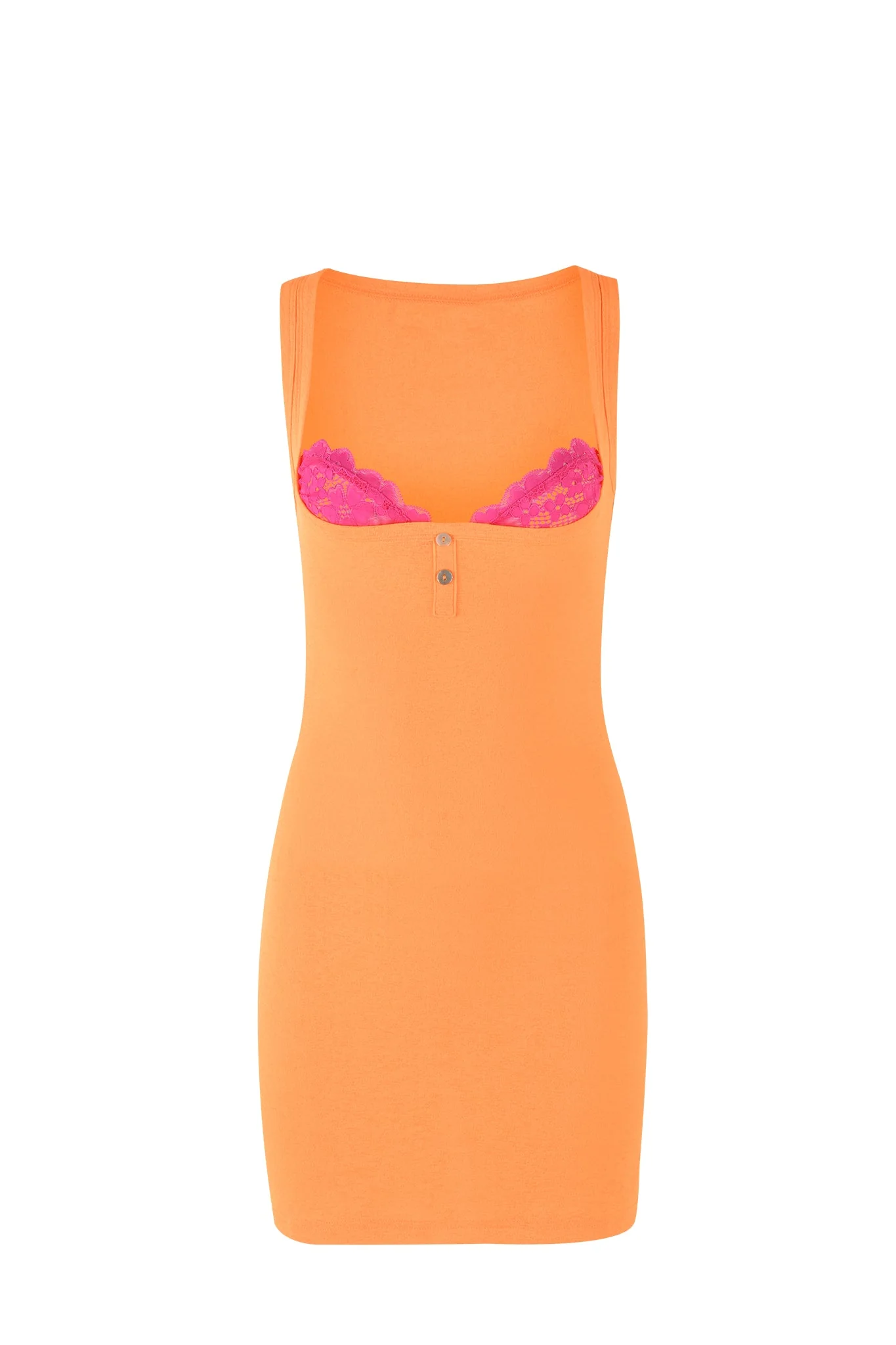 PIPPA MINI DRESS - ORANGE : APRICOT - Image 7