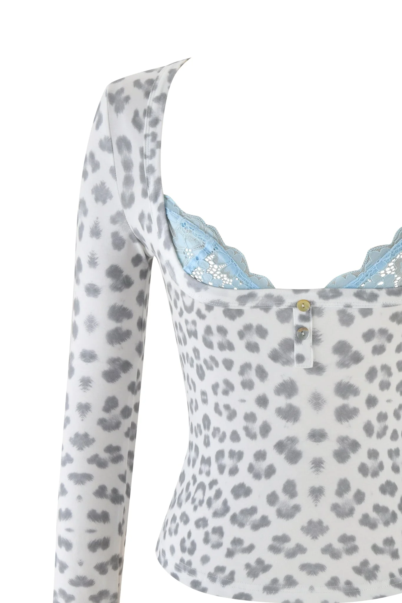 PIPPA TOP - SNOW LEOPARD : WINTER WILD CARD - Image 7