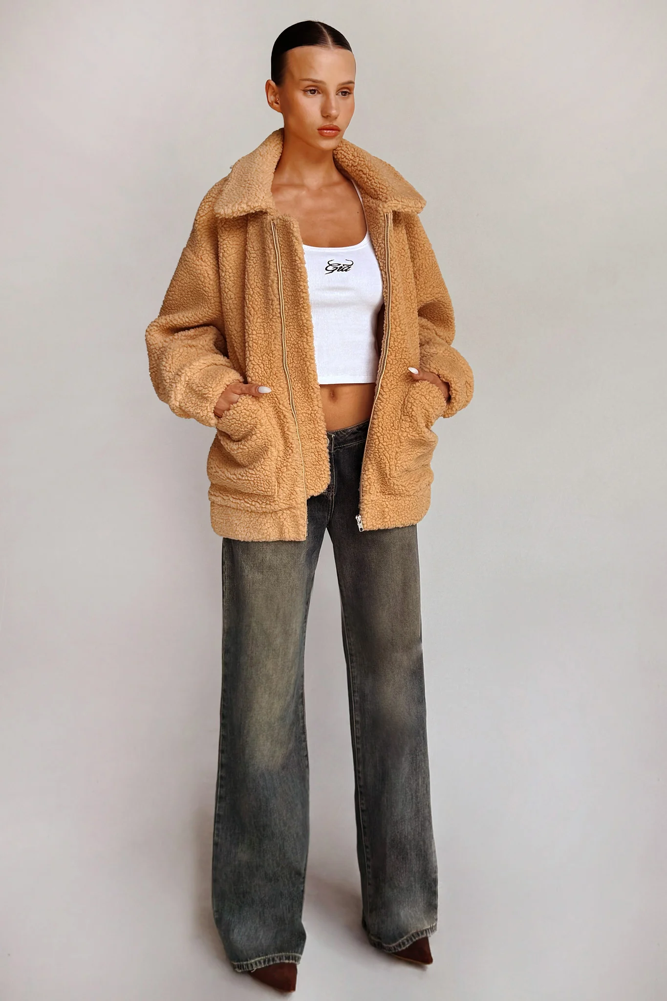PIXIE COAT - CARAMEL - Image 4