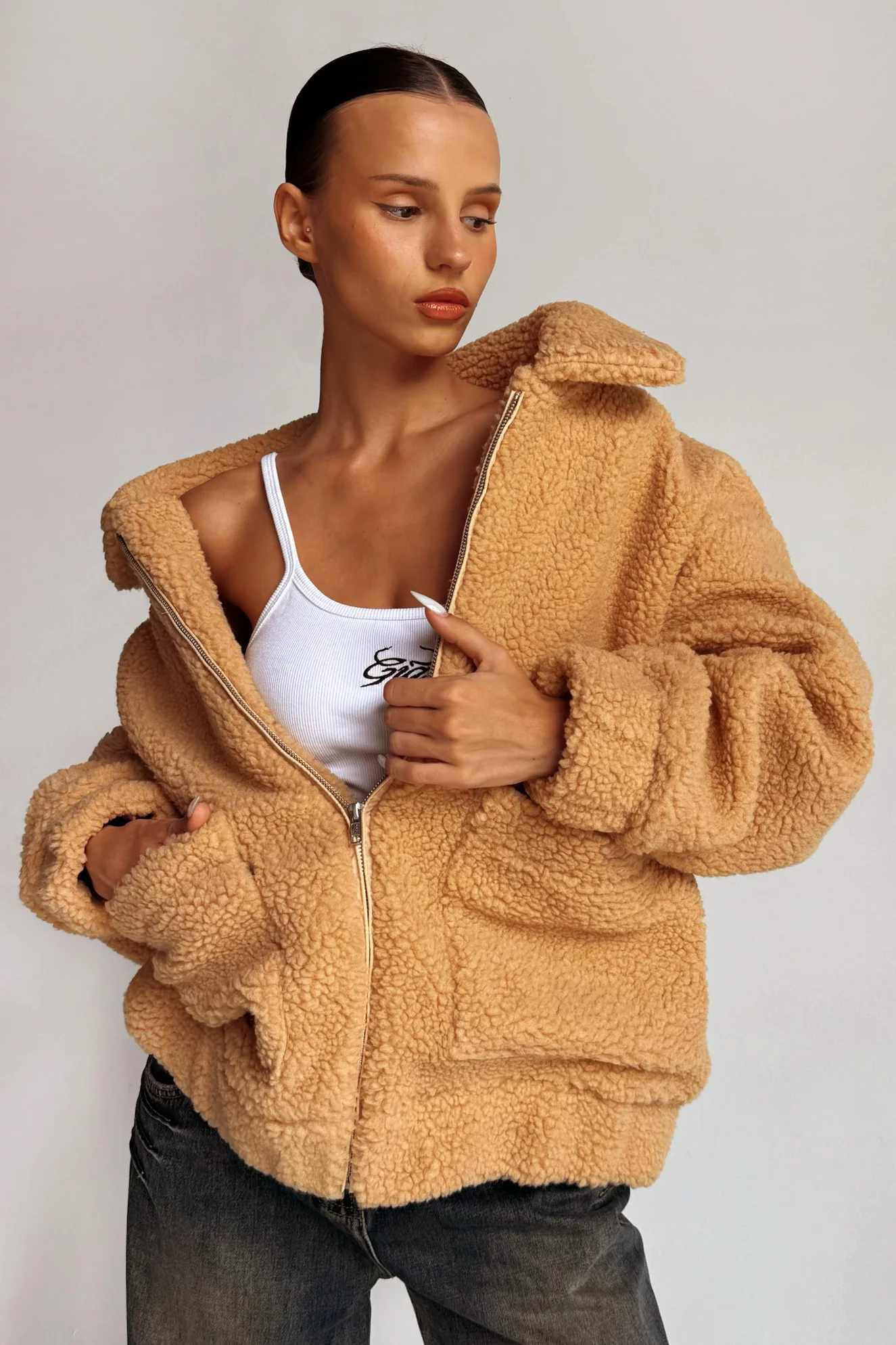 PIXIE COAT - CARAMEL - Image 5