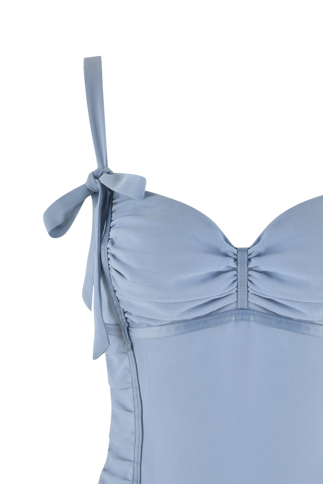 QUEENIE TOP - BLUE : STEEL BLUE - Image 7