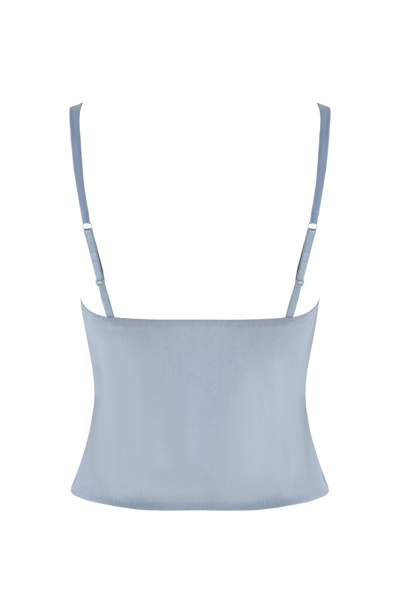 QUEENIE TOP - BLUE : STEEL BLUE - Image 8