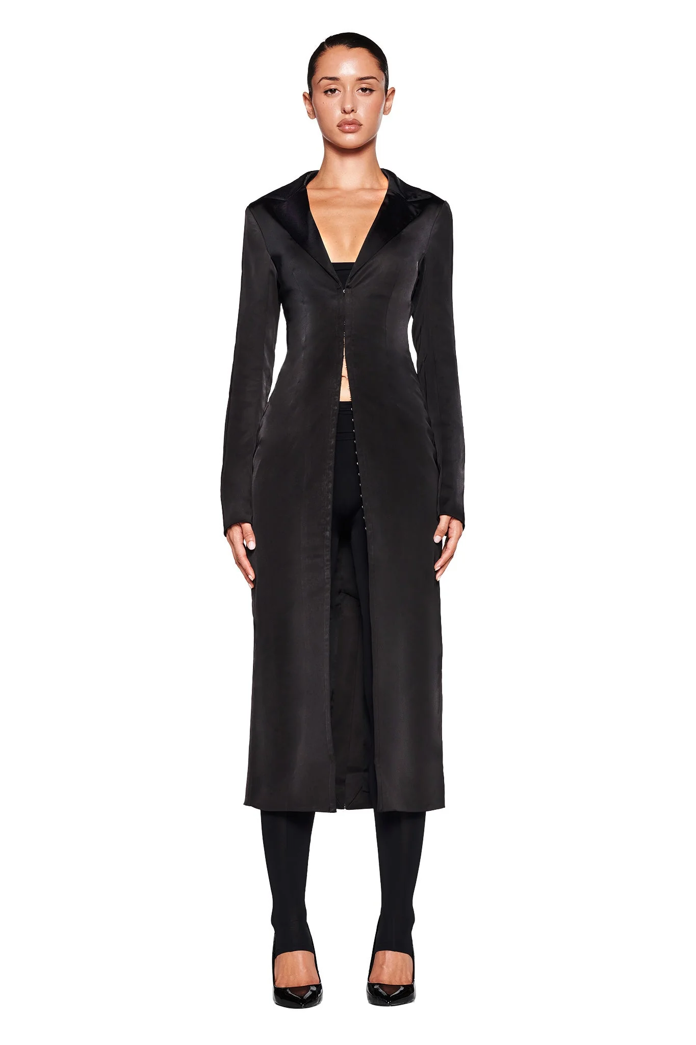 RAENA COAT - BLACK - Image 2
