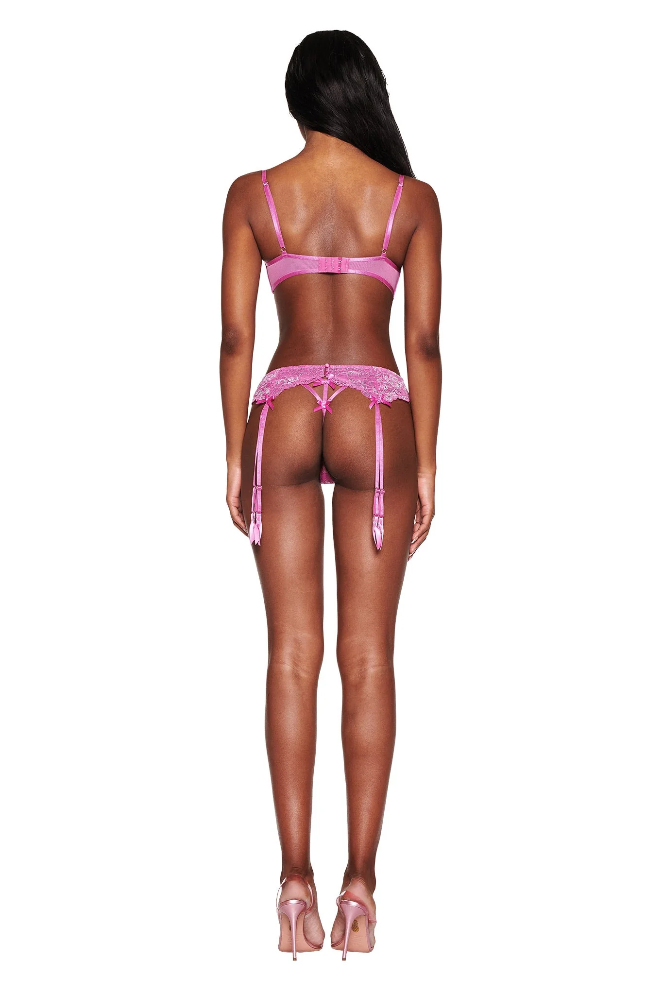 RAINE 3 PIECE METALLIC SET - PINK - Image 6