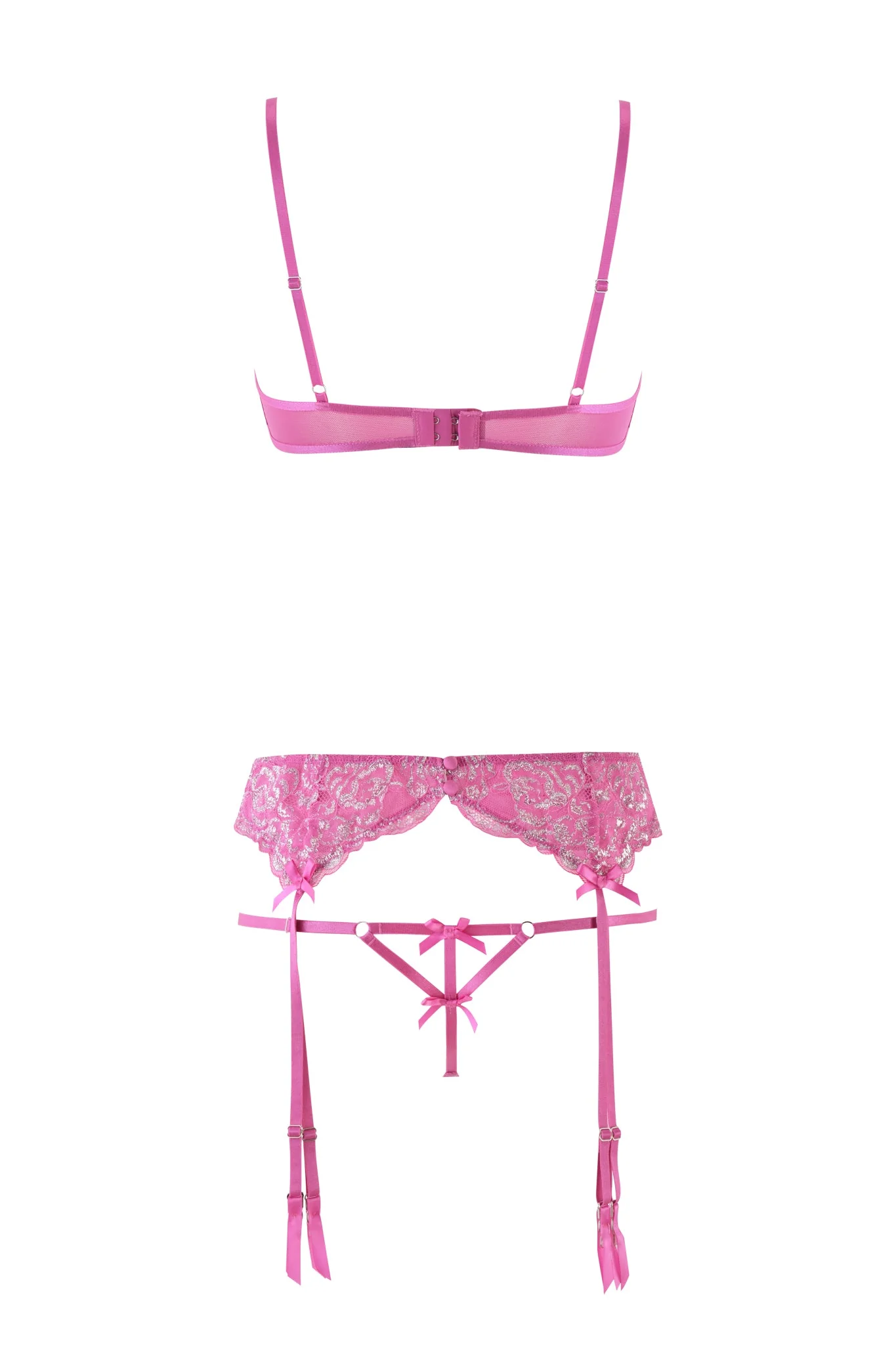 RAINE 3 PIECE METALLIC SET - PINK - Image 8