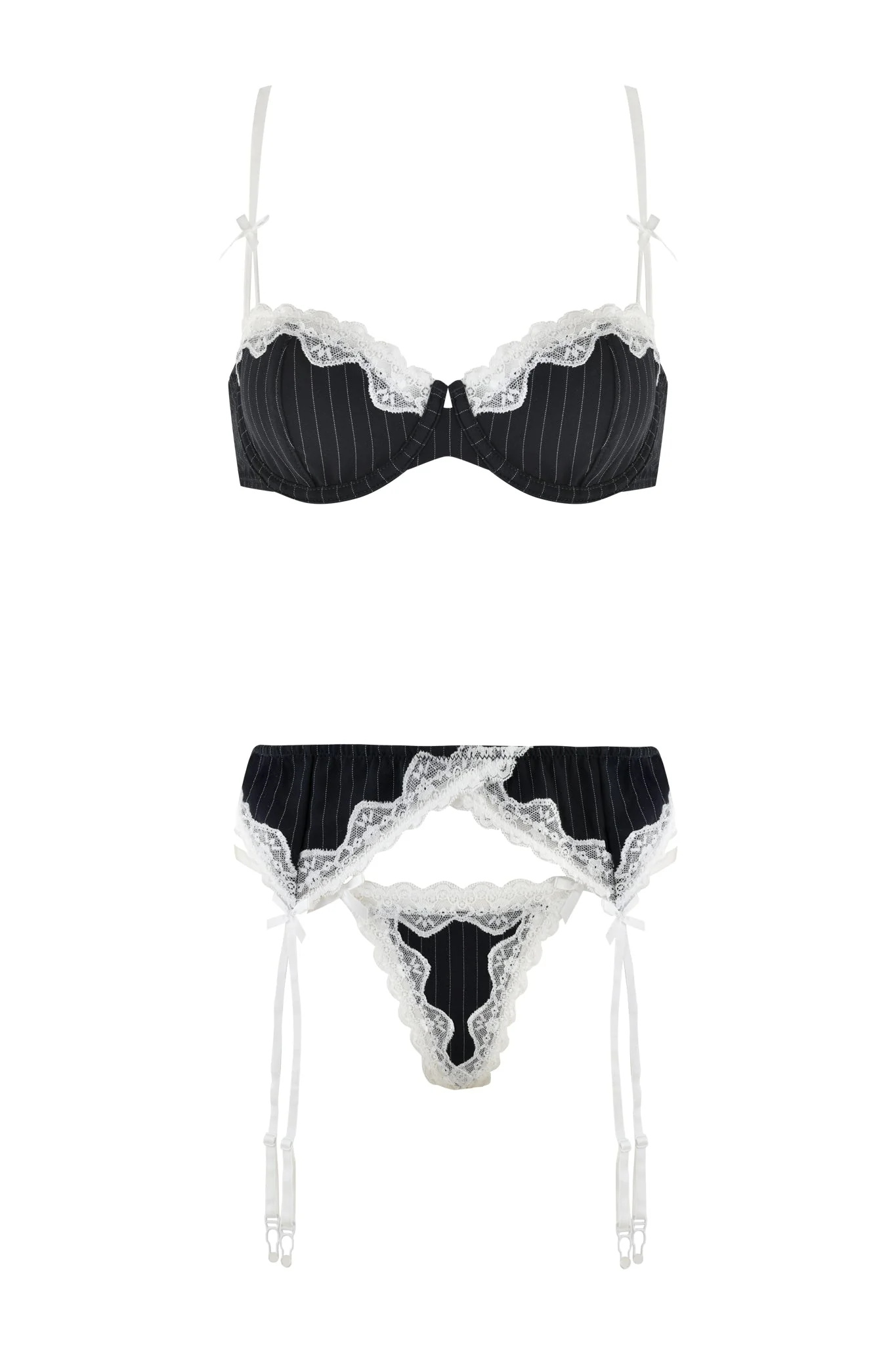 RAINE 3 PIECE SET - BLUE : PINSTRIPE - Image 7