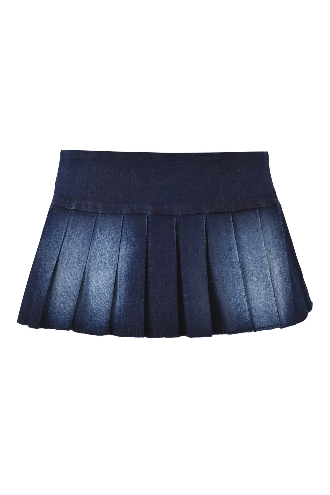 REMINI DENIM SKORT - DARK DENIM BLUE - Image 7