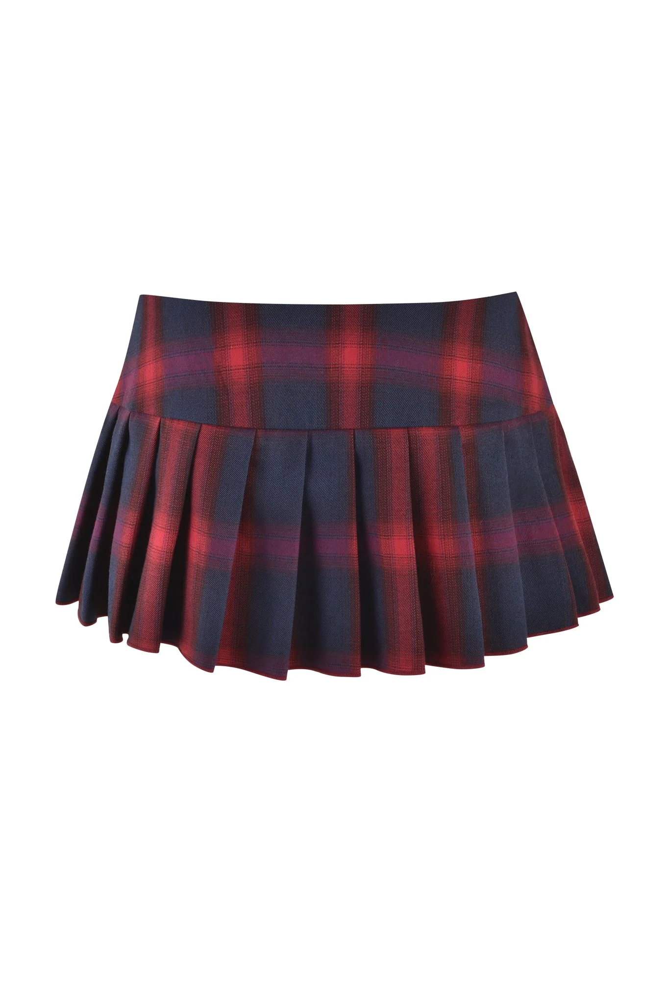 REMINI MINI SKORT 3.0 - RED : CHECK : RED PLAID - Image 6