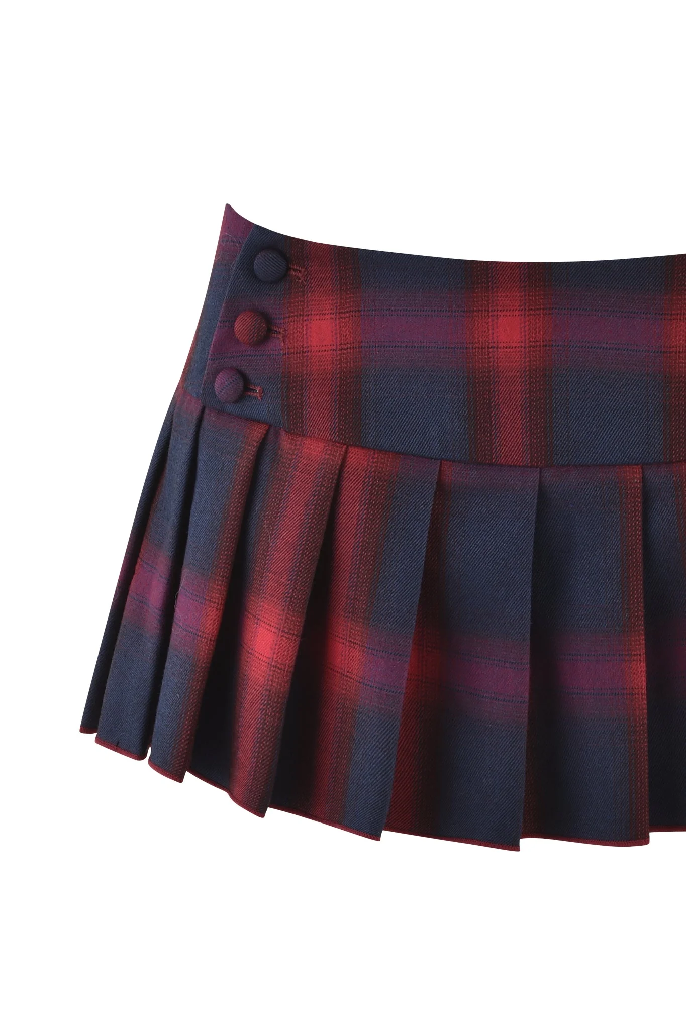 REMINI MINI SKORT 3.0 - RED : CHECK : RED PLAID - Image 7