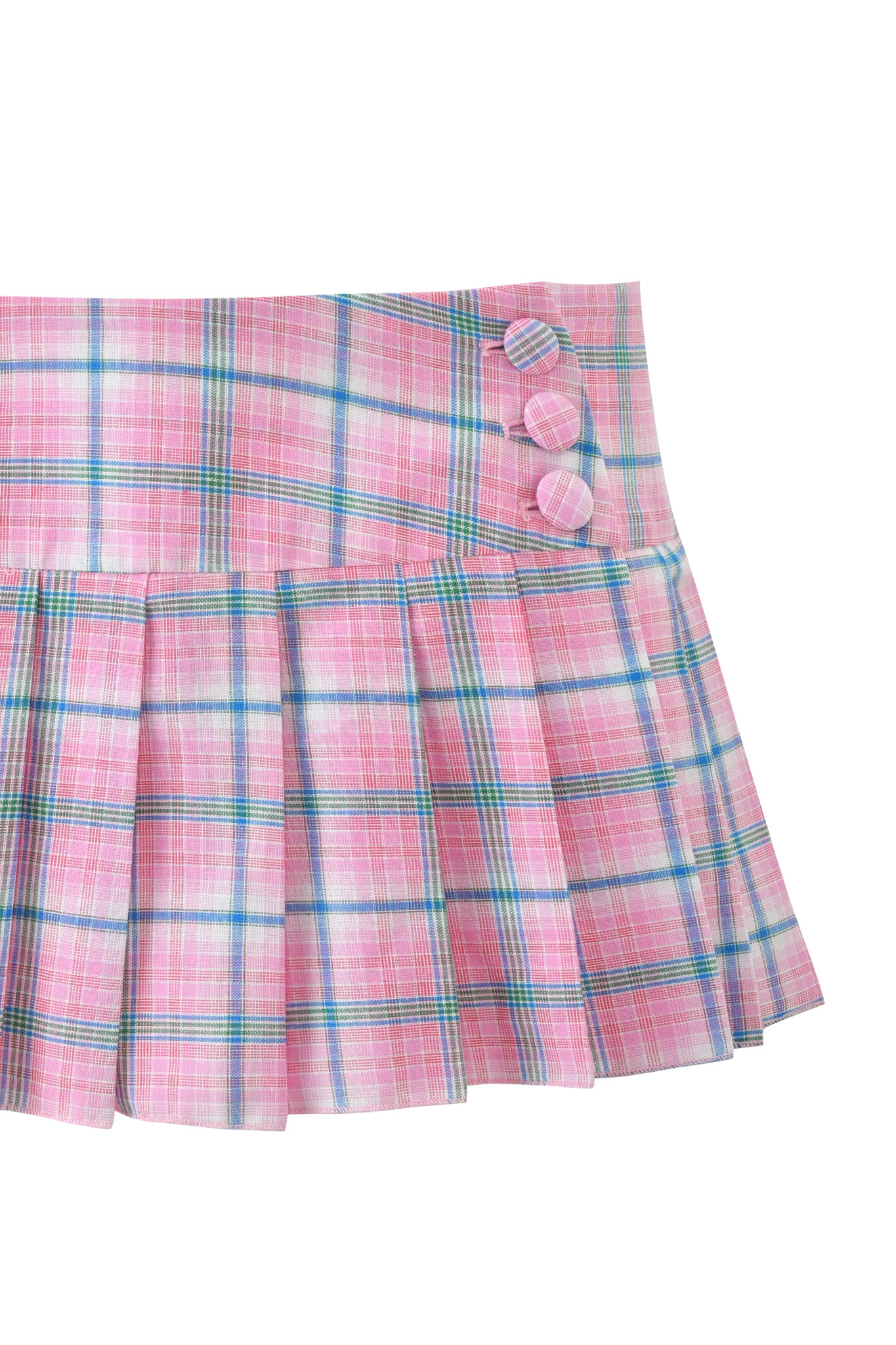 REMINI SKORT - PINK PLAID - Image 9