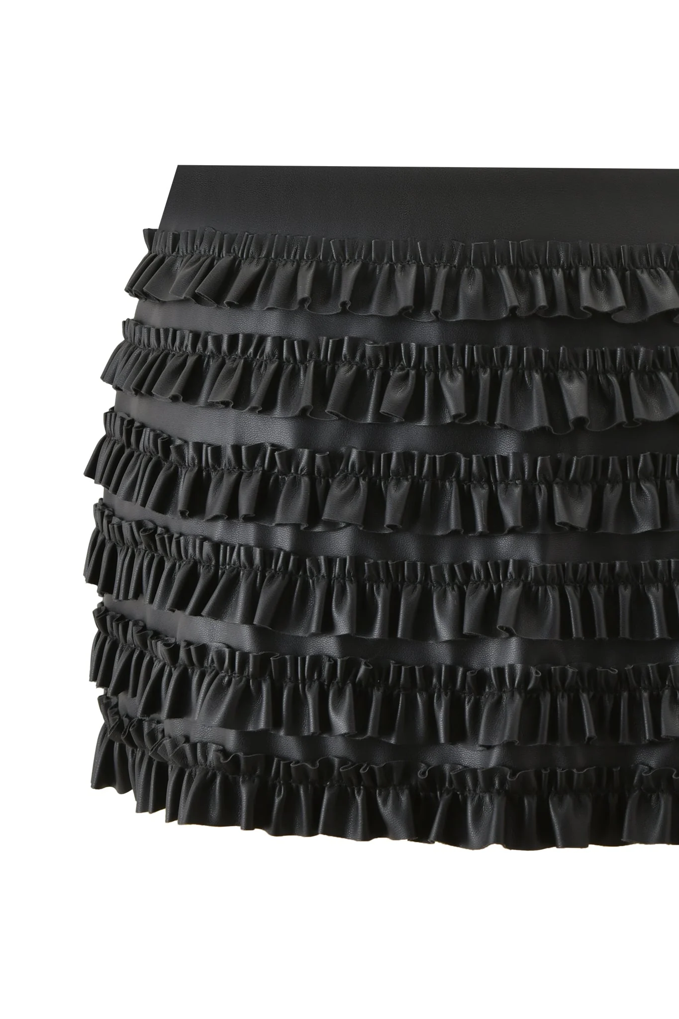 RIVA MICRO MINI SKIRT - BLACK - Image 10