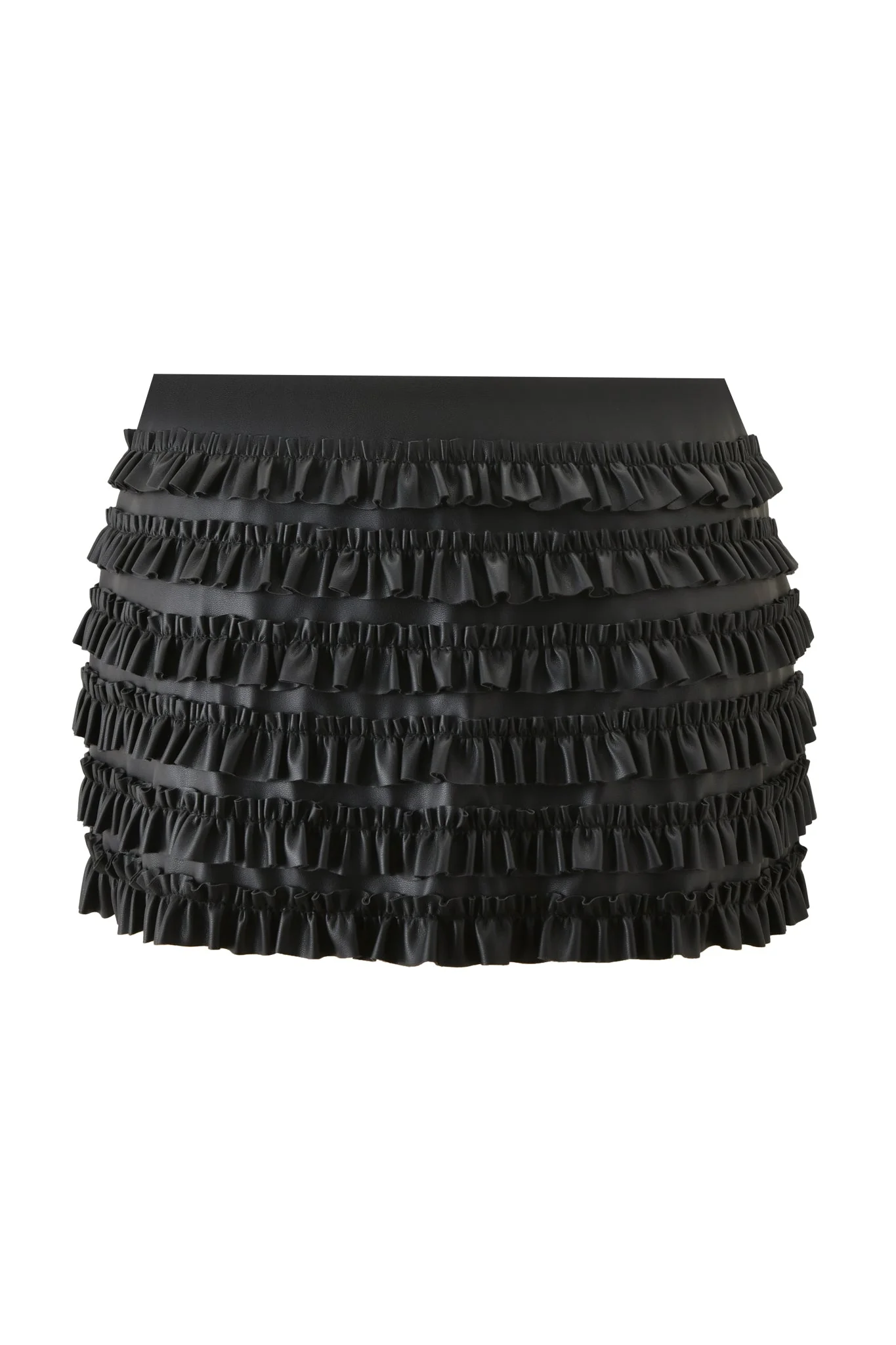 RIVA MICRO MINI SKIRT - BLACK - Image 9